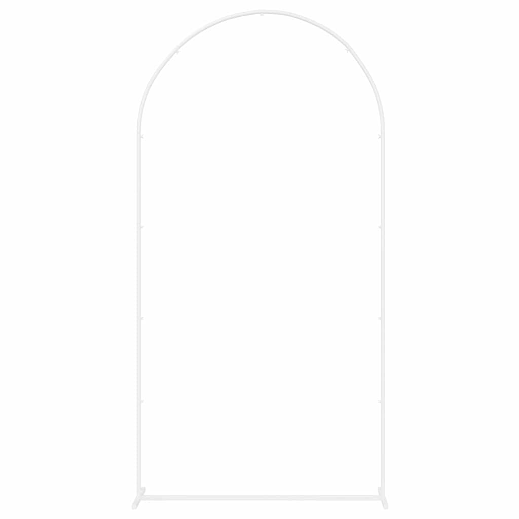 vidaXL Αψίδα Γάμου Λευκό 100 x 39 x 200 εκ. Ατσάλι