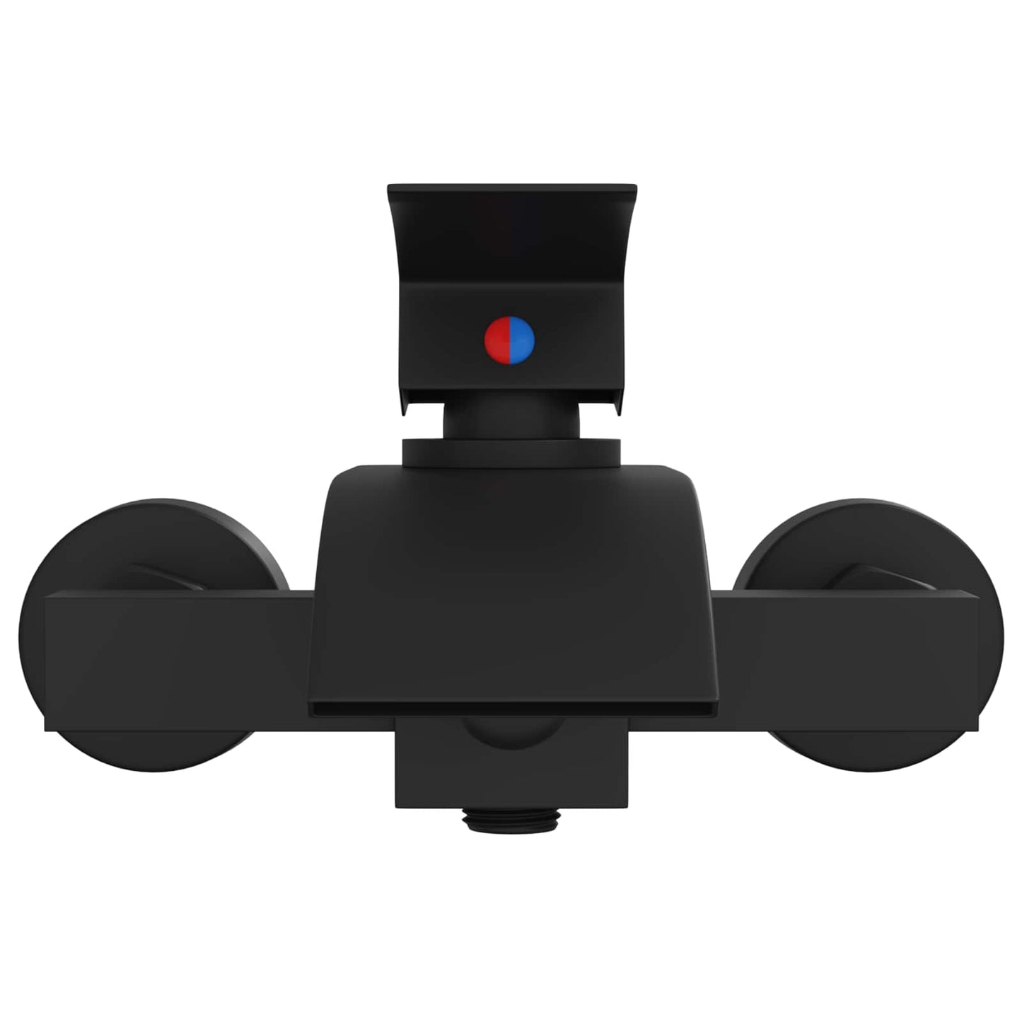 vidaXL Μίξερ ντους Μαύρο G 1 / 2 ίντσες