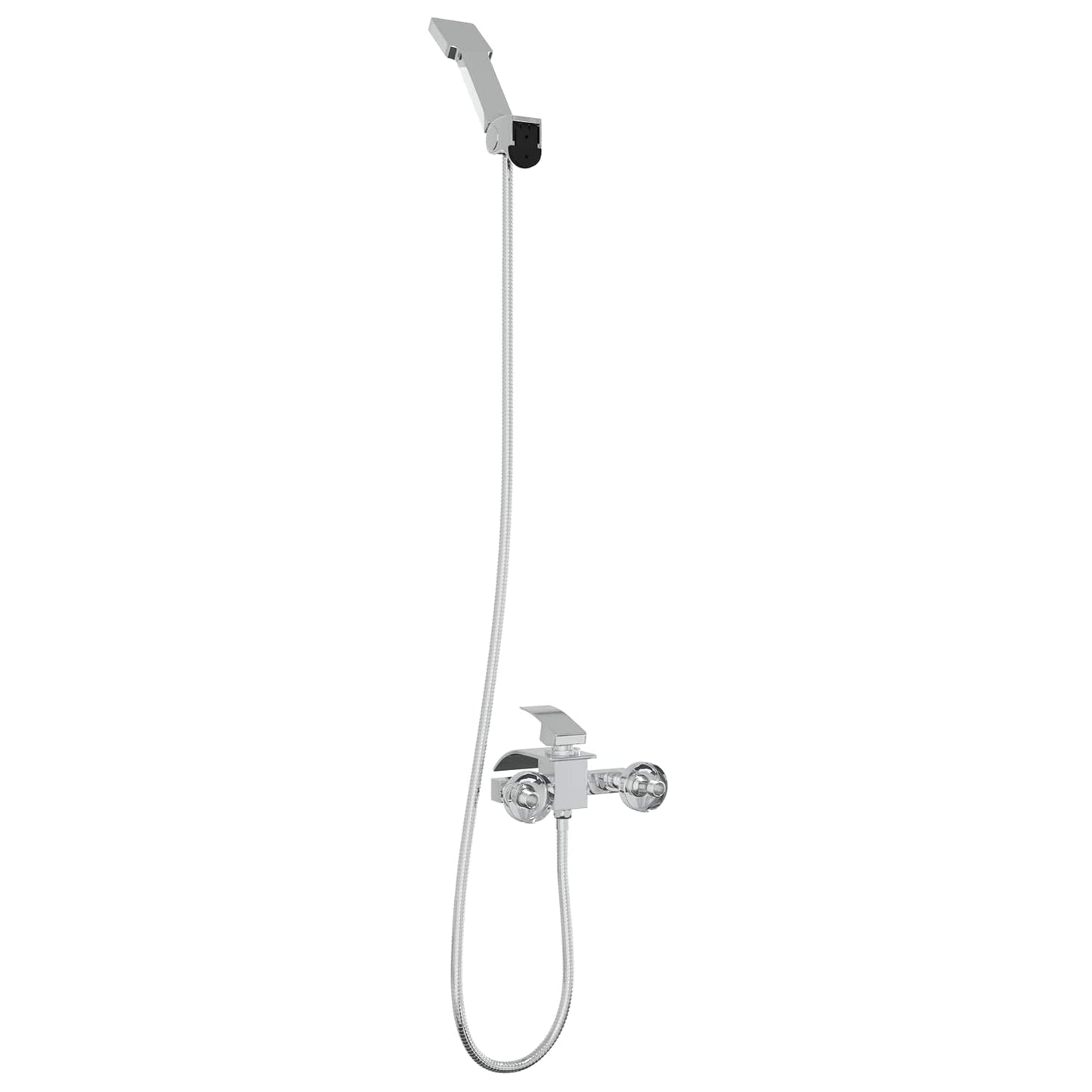 vidaXL Σετ Κεφαλής Ντους Με επίστρωση χρωμίου G 1 / 2 ίντσες