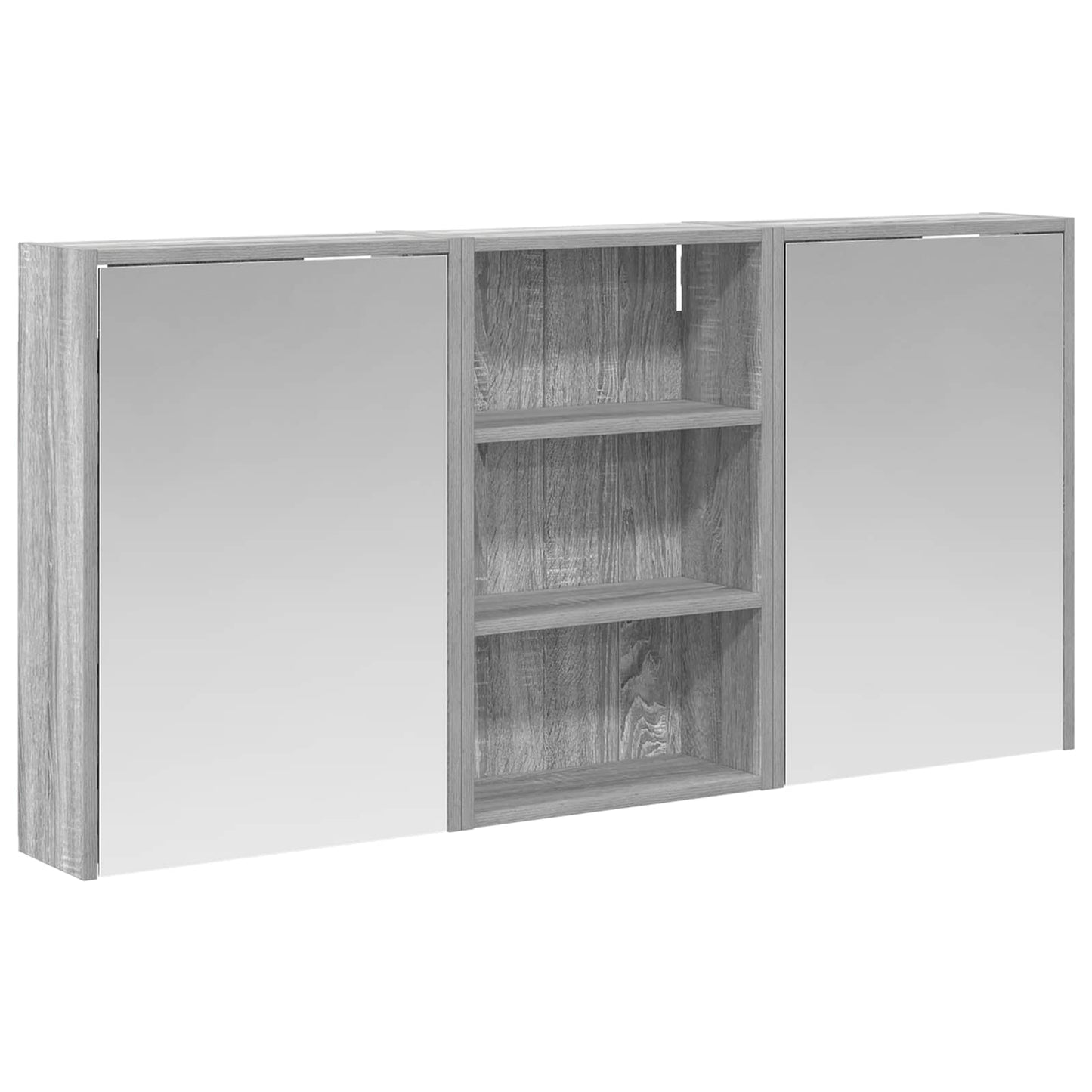 vidaXL Σετ Ντουλαπιών Μπάνιου 3 τμχ. 126 x 16 x 62.5 εκ.