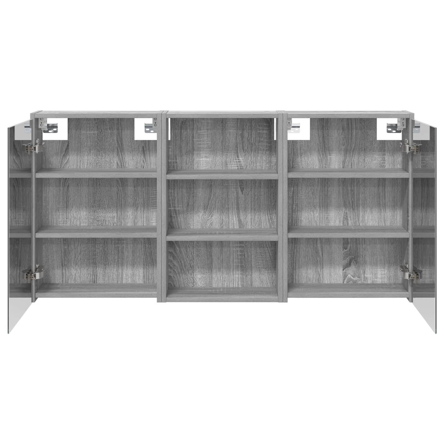 vidaXL Σετ Ντουλαπιών Μπάνιου 3 τμχ. 126 x 16 x 62.5 εκ.