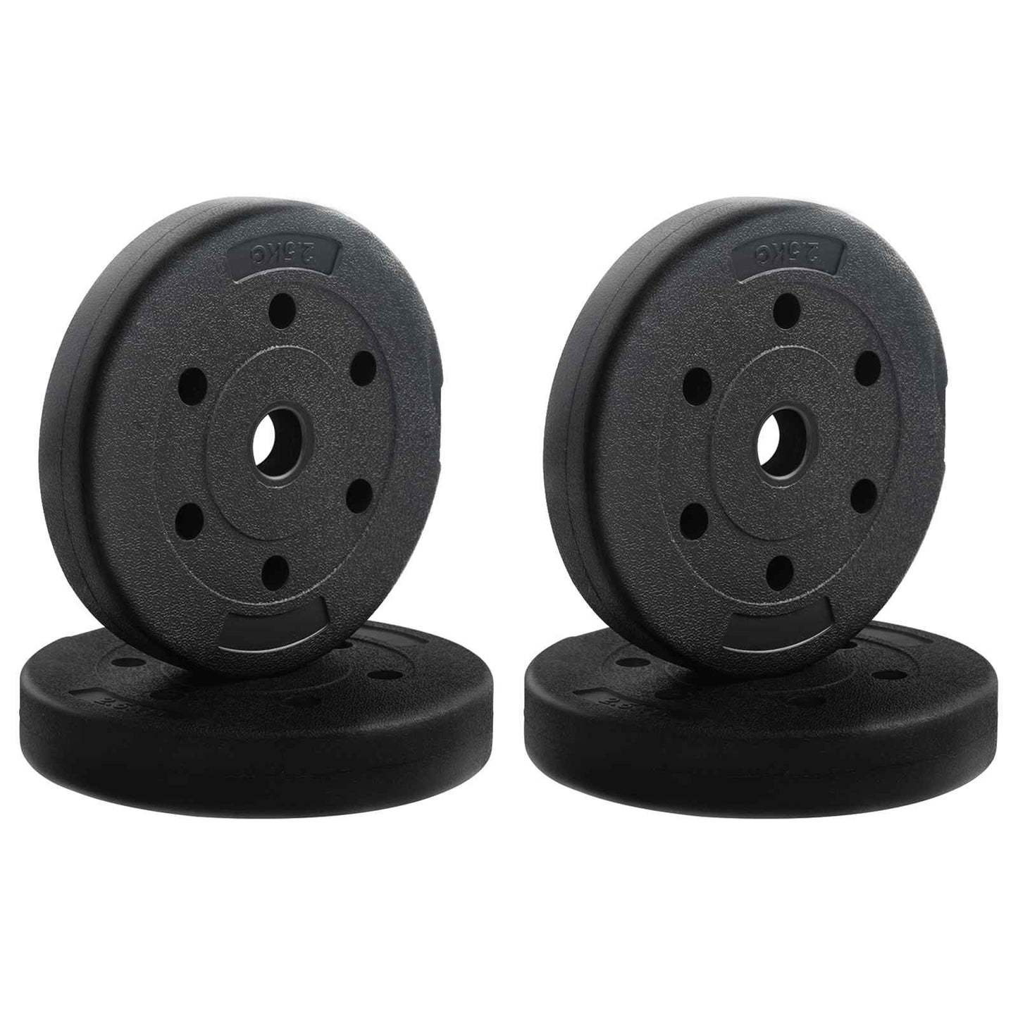 vidaXL Σετ Αλτήρα 4 σε 1 Μαύρο και Κόκκινο 121 x 19,5 x 19,5 cm