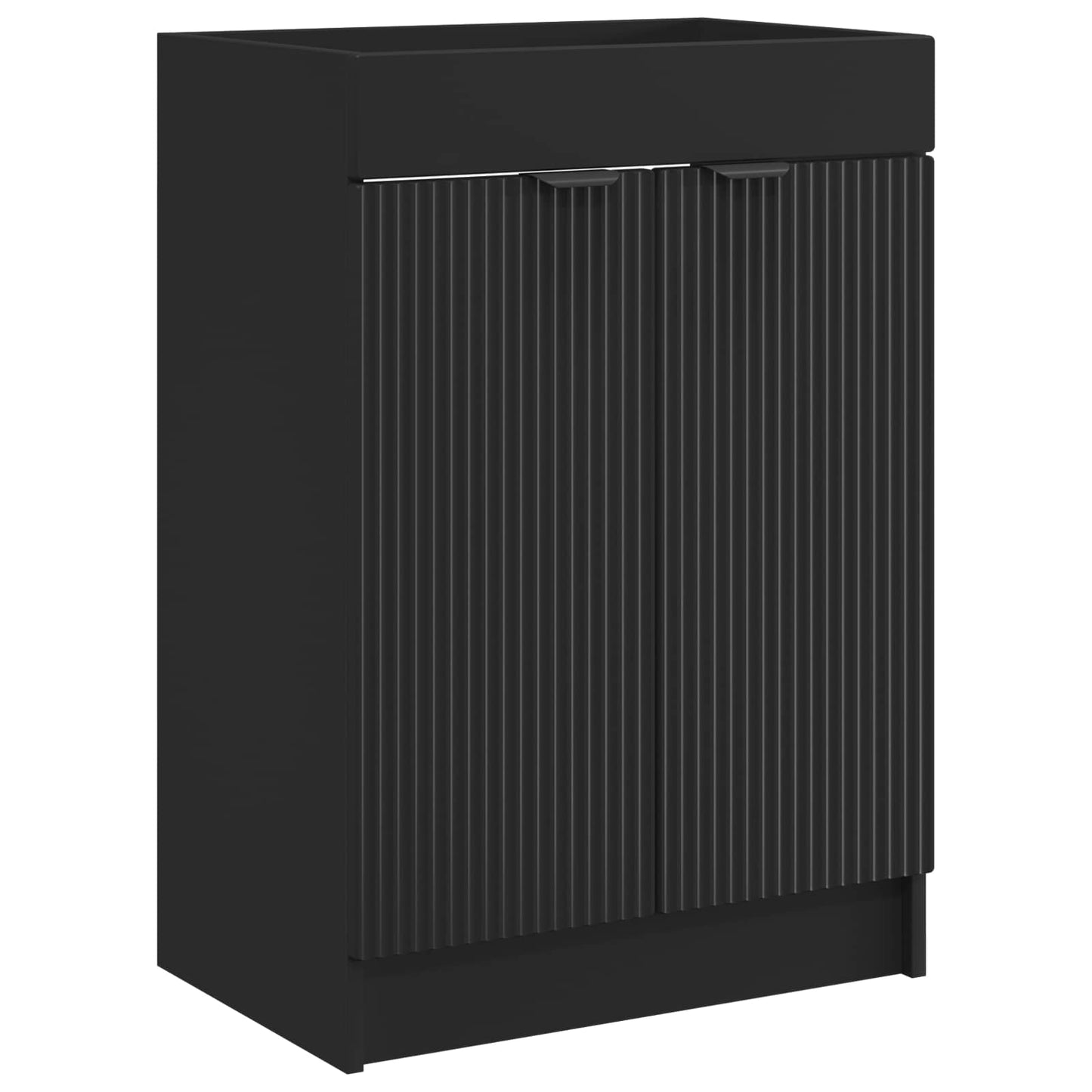 vidaXL Σετ Επίπλων Μπάνιου Μαύρο 78,5 x 37,5 x 81 εκ