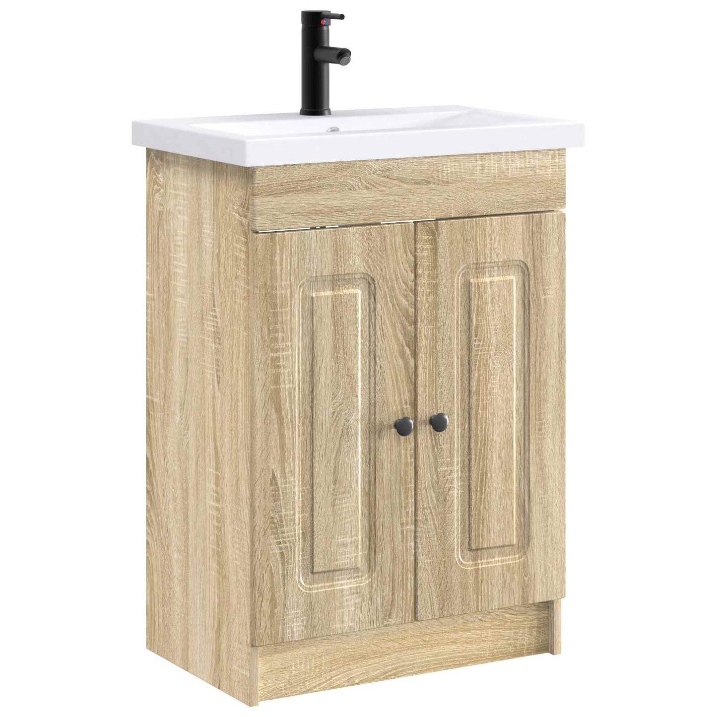 vidaXL Σετ Επίπλων Μπάνιου Sonoma Δρυς 78,5 x 37,5 x 81 εκ
