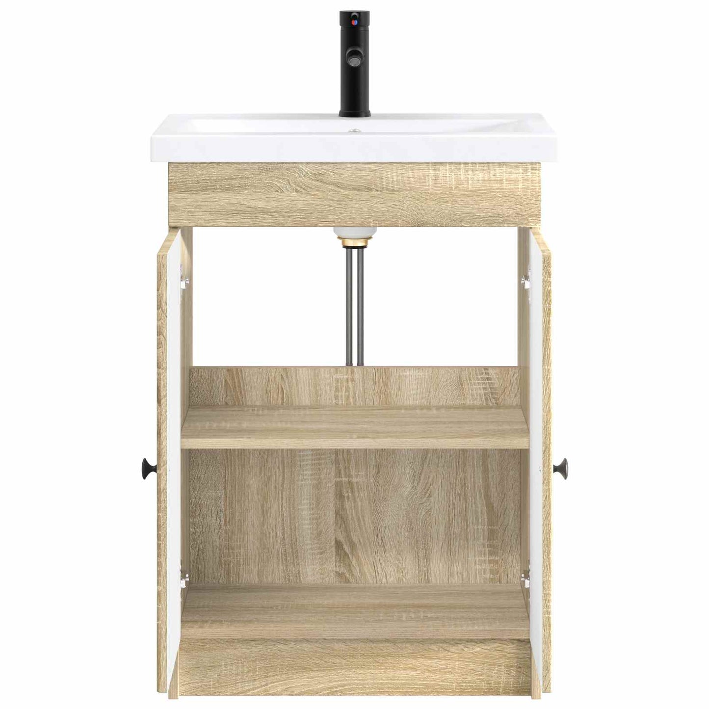 vidaXL Σετ Επίπλων Μπάνιου Sonoma Δρυς 78,5 x 37,5 x 81 εκ
