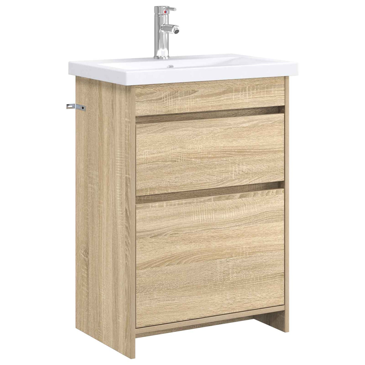 vidaXL Σετ Επίπλων Μπάνιου Sonoma Δρυς 61 x 40 x 84,5 εκ