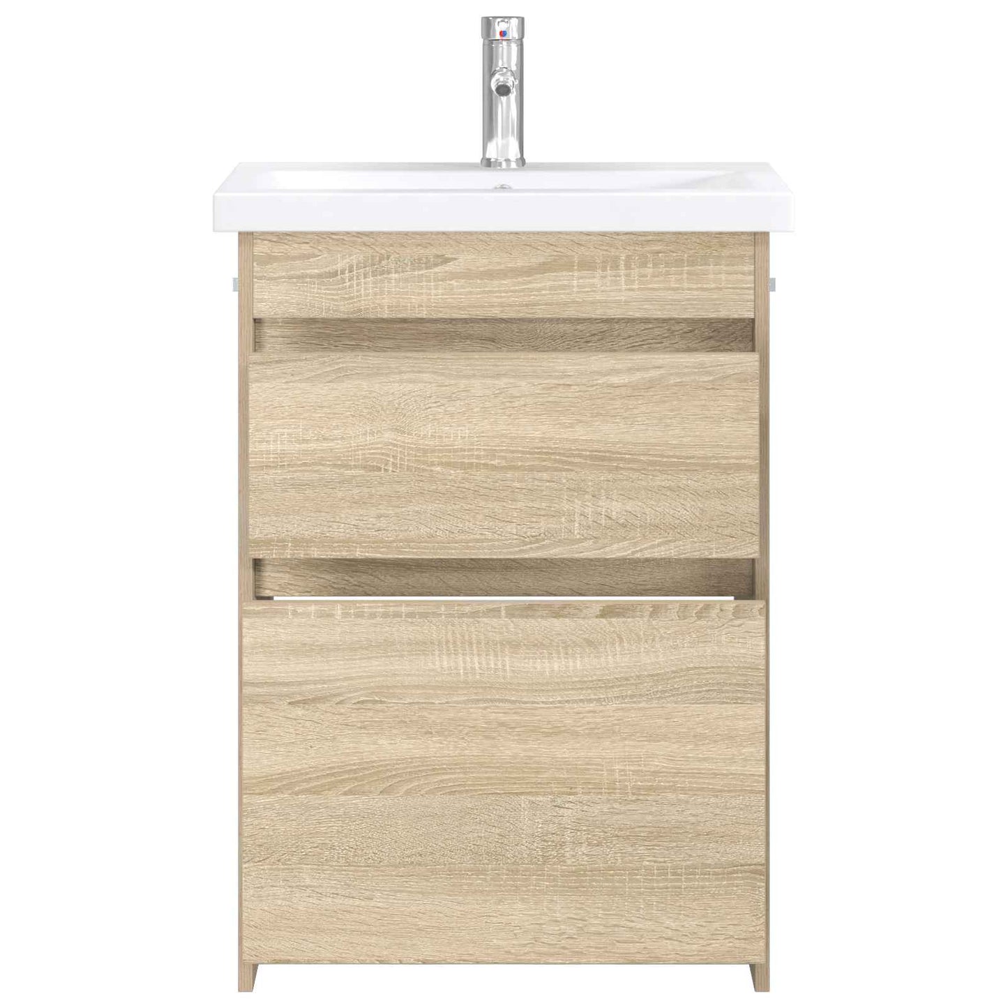 vidaXL Σετ Επίπλων Μπάνιου Sonoma Δρυς 61 x 40 x 84,5 εκ
