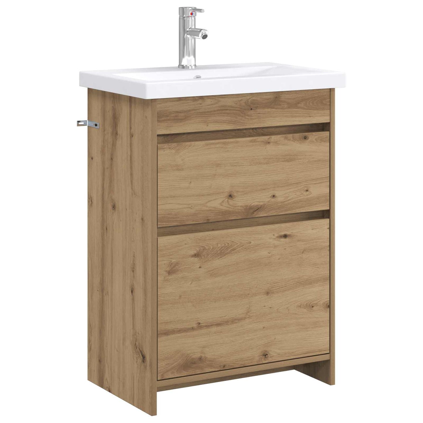 vidaXL Σετ Επίπλων Μπάνιου Artisan Δρυς 61 x 40 x 84,5 εκ