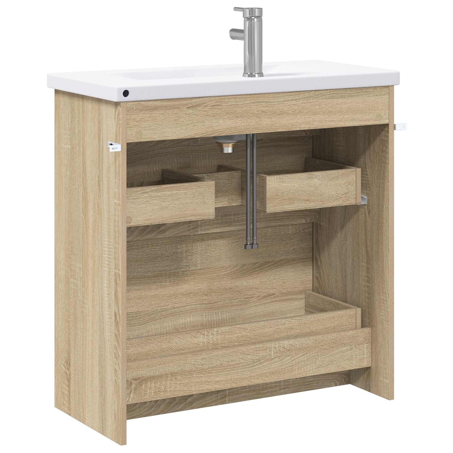 vidaXL Σετ Επίπλων Μπάνιου Sonoma Δρυς 81 x 40 x 84,5 εκ