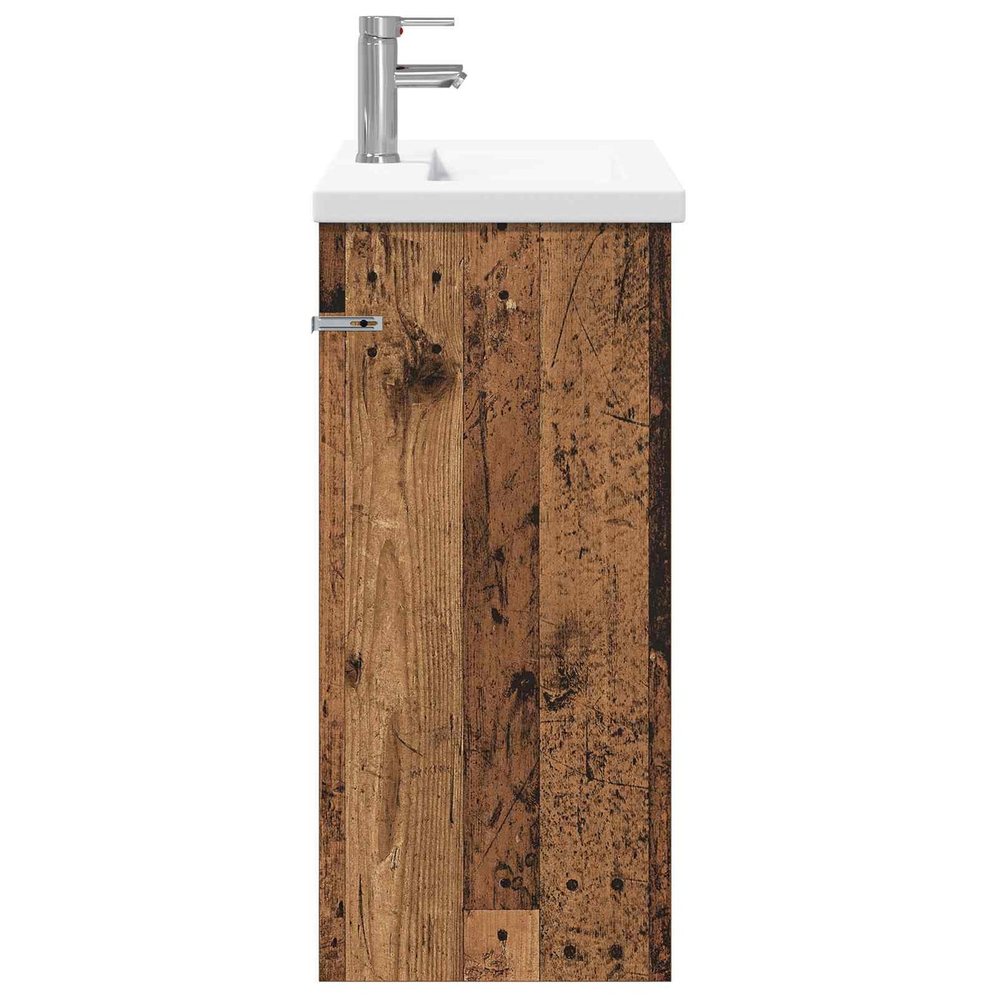 vidaXL Σετ Επίπλων Μπάνιου Παλαιωμένο ξύλο 81 x 40 x 84,5 εκ