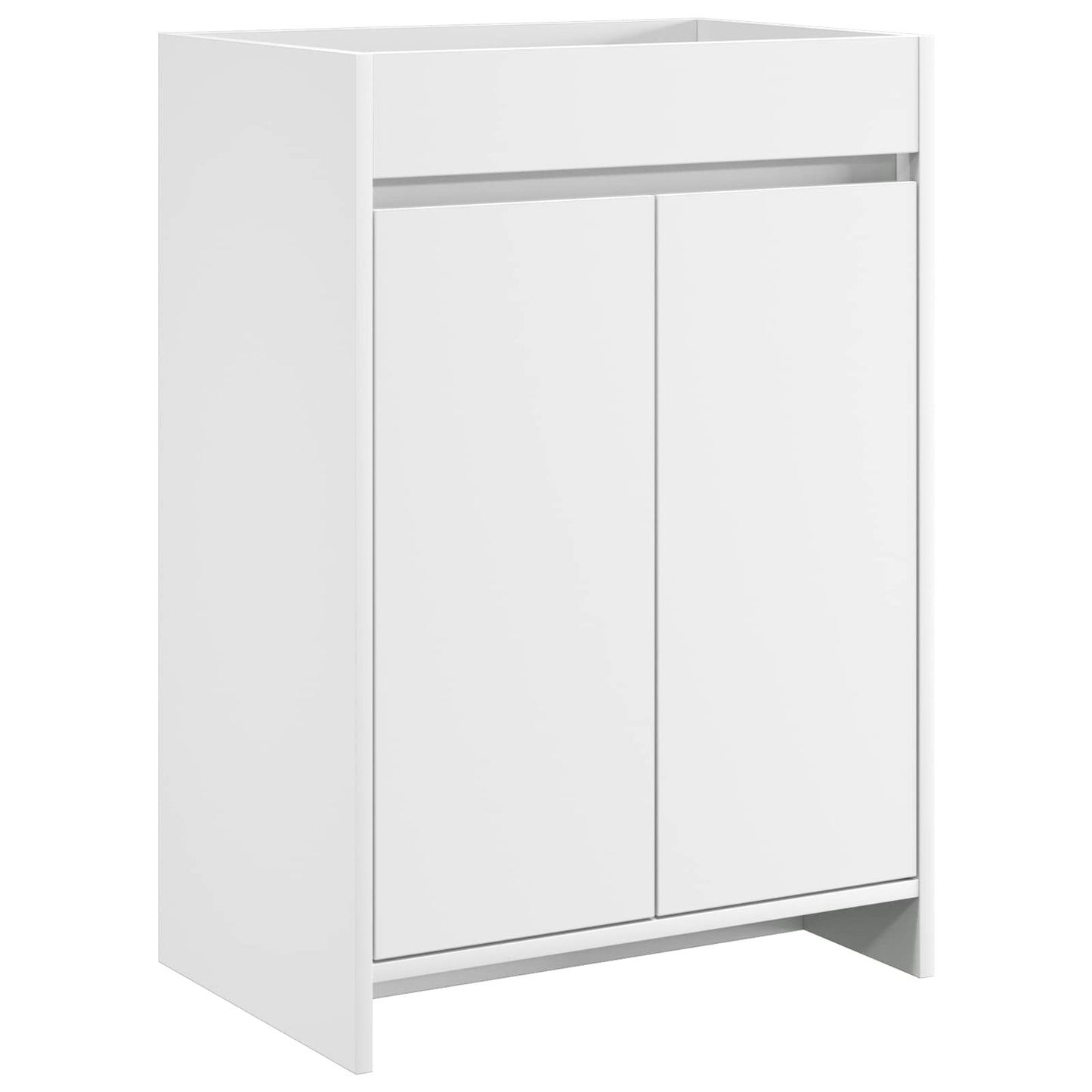 vidaXL Σετ Επίπλων Μπάνιου Λευκό 61 x 40 x 84,5 εκ Επεξεργασμένο Ξύλο
