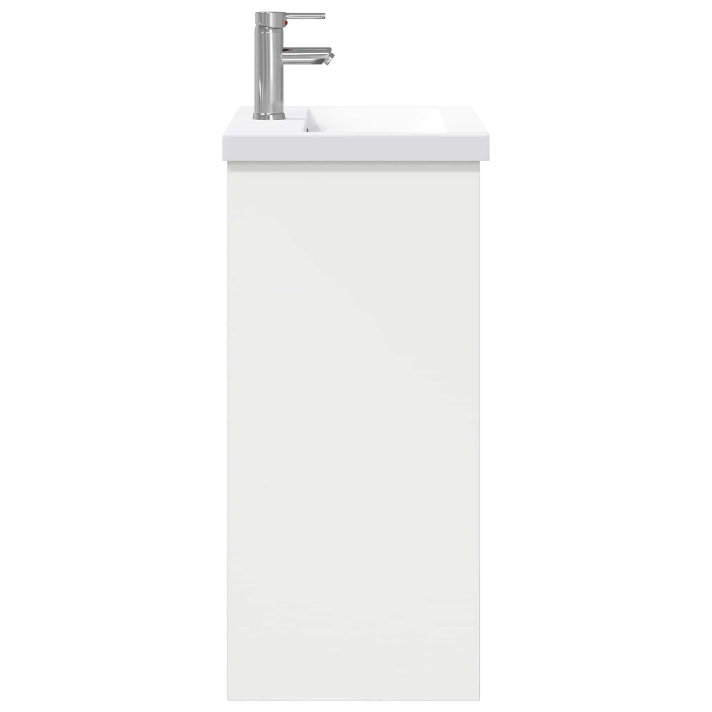 vidaXL Σετ Επίπλων Μπάνιου Λευκό 61 x 40 x 84,5 εκ Επεξεργασμένο Ξύλο