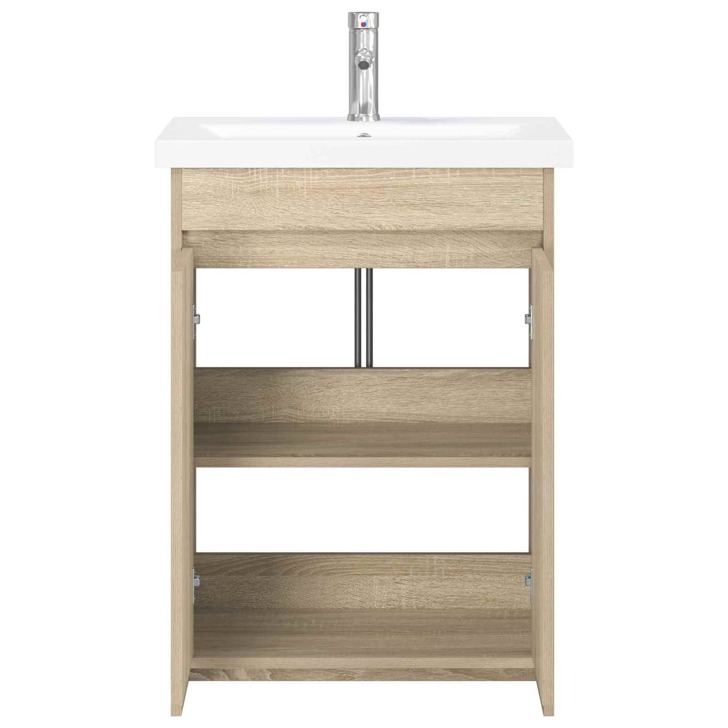 vidaXL Σετ Επίπλων Μπάνιου Sonoma Δρυς 61 x 40 x 84,5 εκ