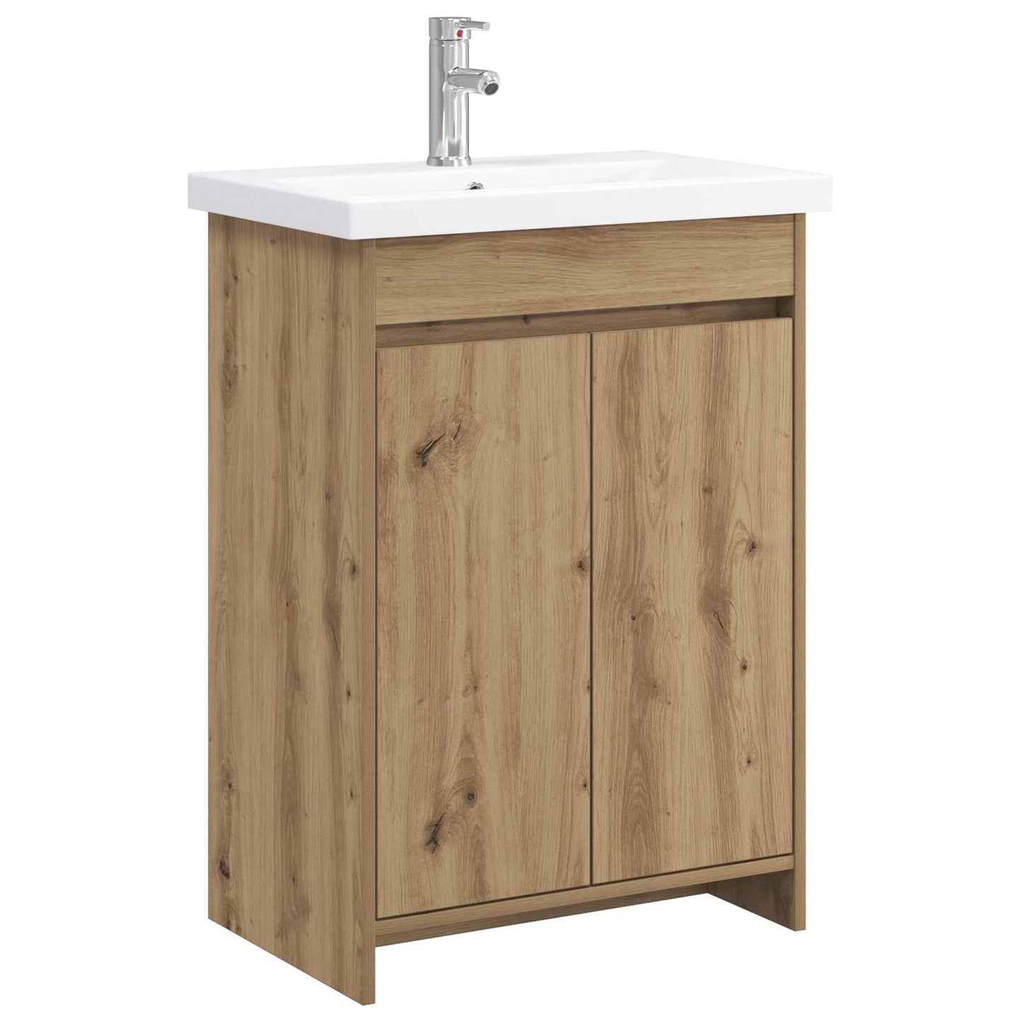 vidaXL Σετ Επίπλων Μπάνιου Artisan Δρυς 61 x 40 x 84,5 εκ
