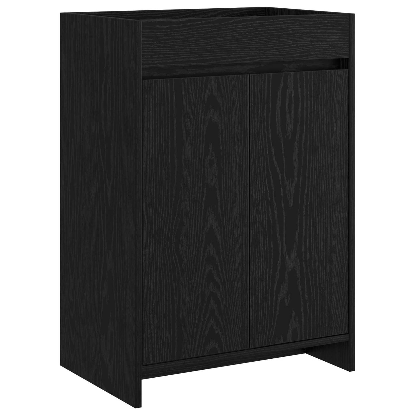 vidaXL Σετ Επίπλων Μπάνιου Μαύρη Δρυς 81 x 40 x 84,5 εκ