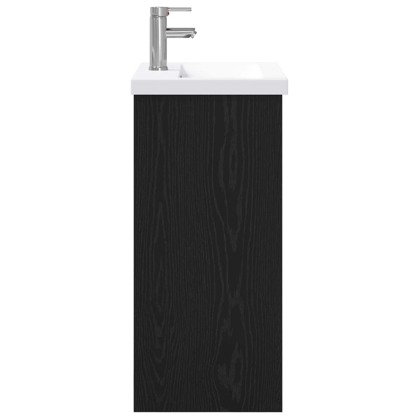 vidaXL Σετ Επίπλων Μπάνιου Μαύρη Δρυς 81 x 40 x 84,5 εκ