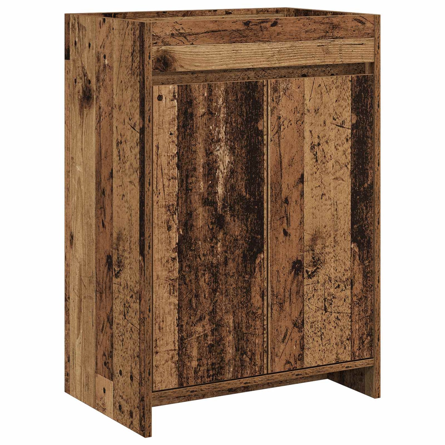 vidaXL Σετ Επίπλων Μπάνιου Παλαιωμένο ξύλο 81 x 40 x 84,5 εκ