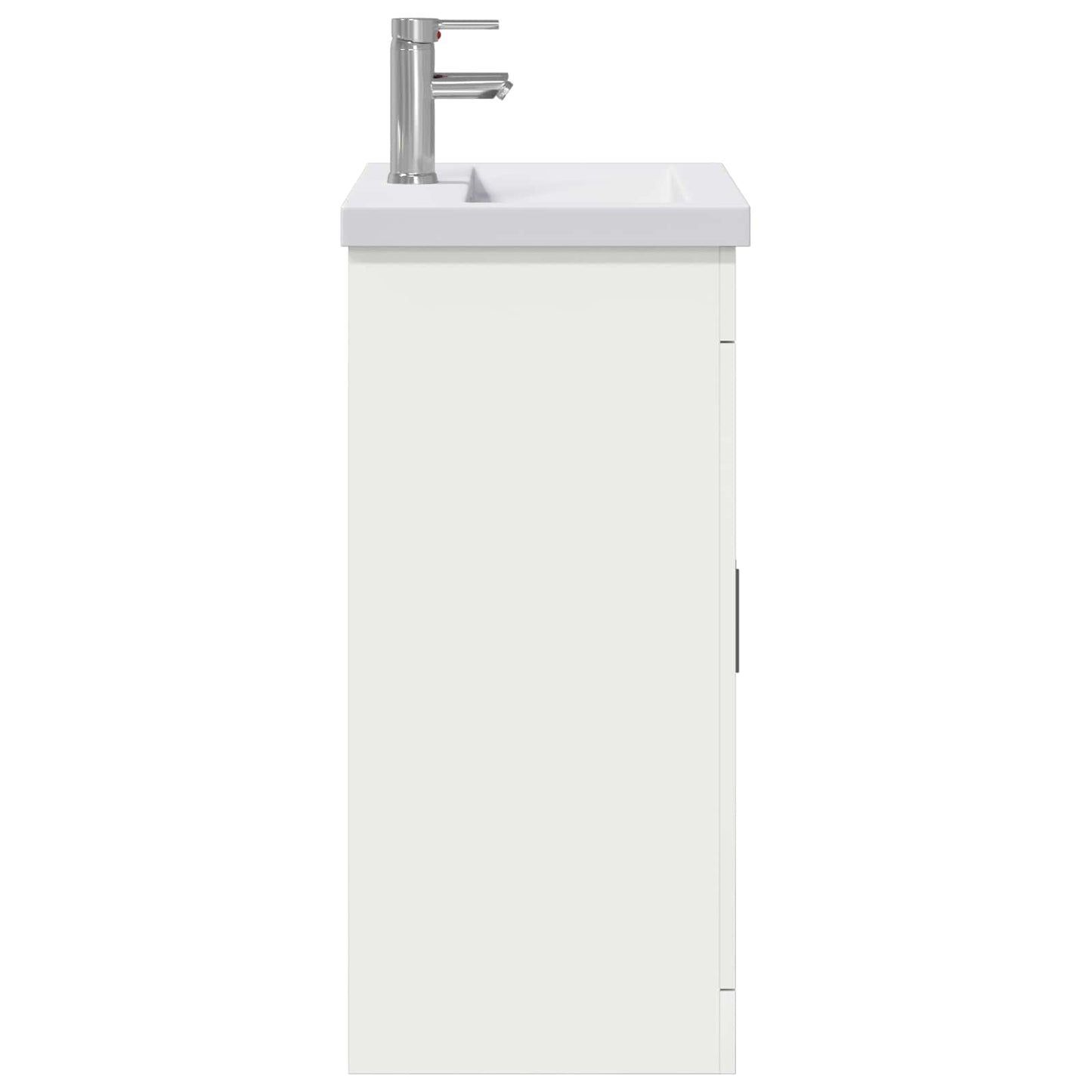 vidaXL Σετ Επίπλων Μπάνιου Λευκό 61 x 40 x 84,5 εκ Επεξεργασμένο Ξύλο