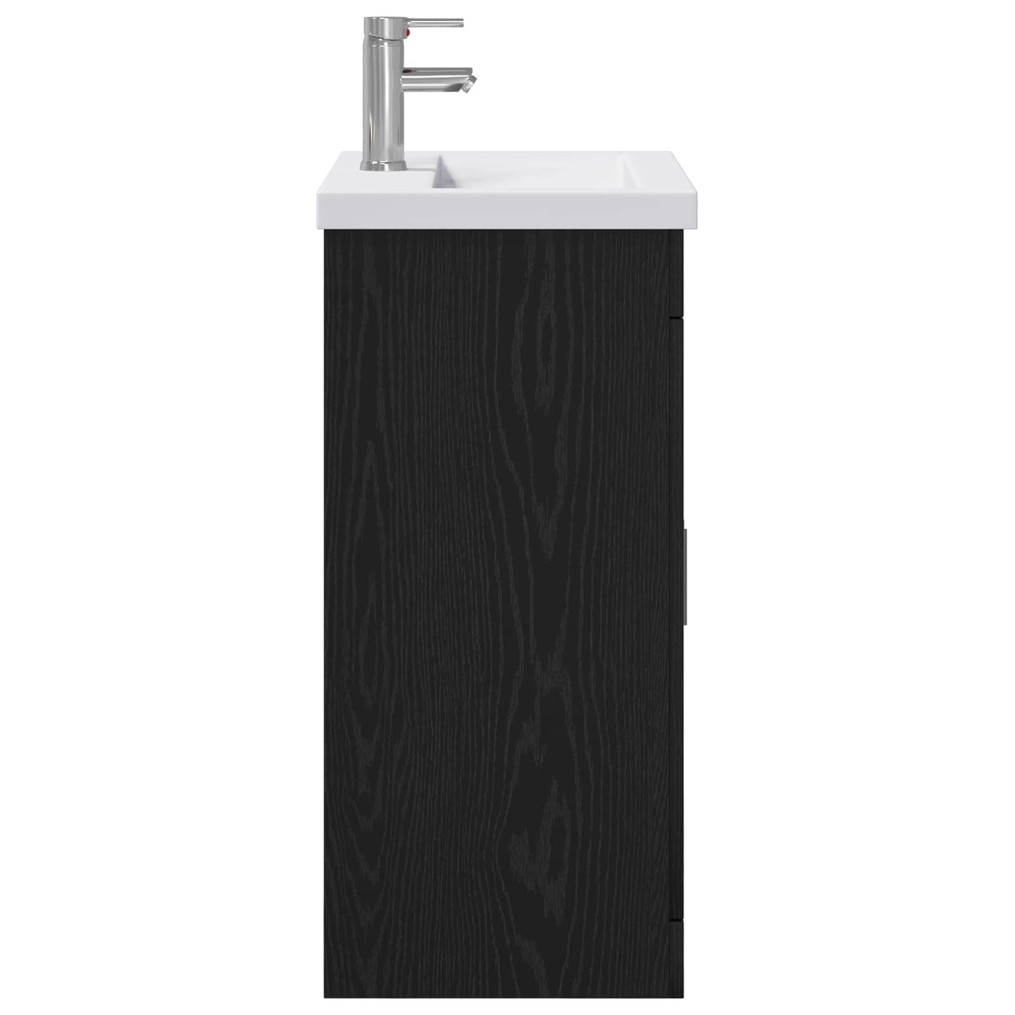 vidaXL Σετ Επίπλων Μπάνιου Μαύρη Δρυς 61 x 40 x 84,5 εκ