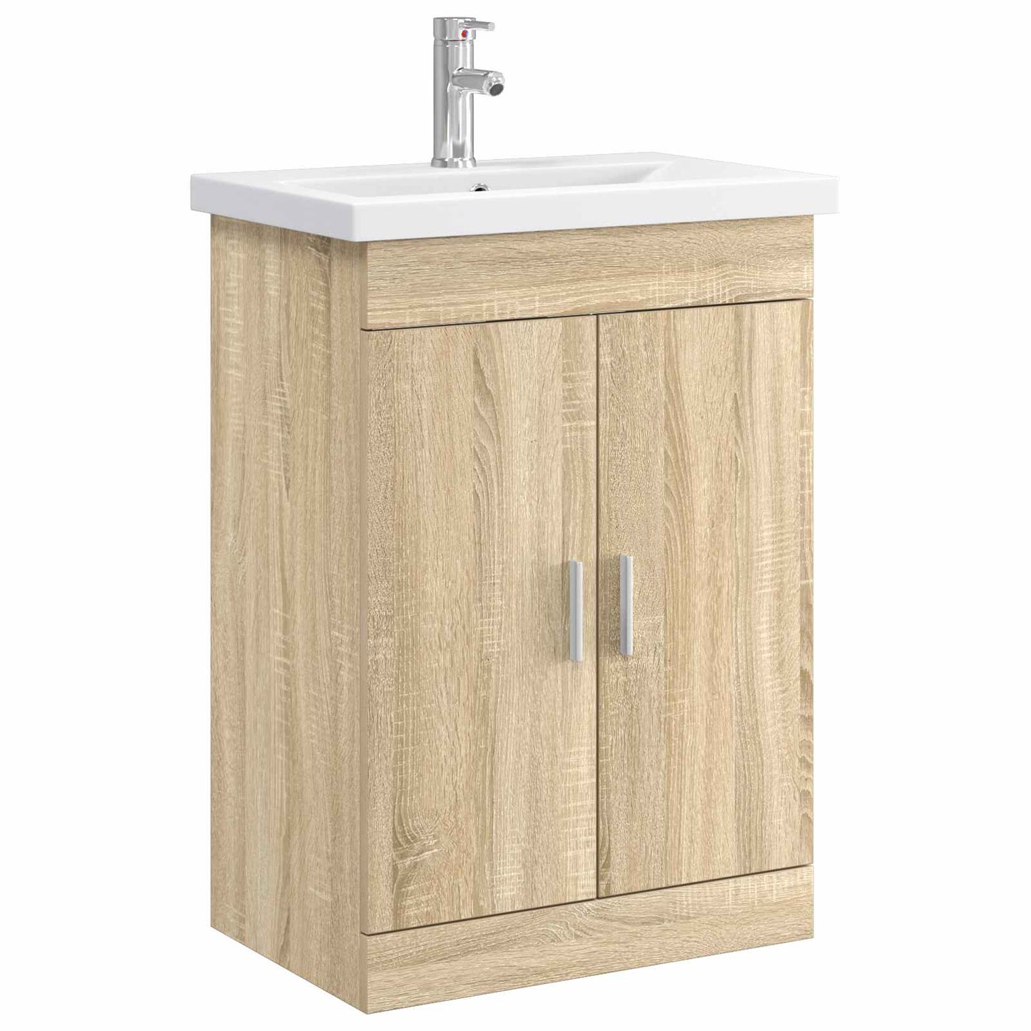 vidaXL Σετ Επίπλων Μπάνιου Sonoma Δρυς 61 x 40 x 84,5 εκ