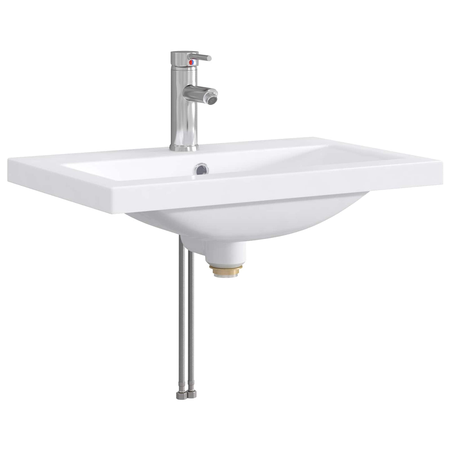 vidaXL Σετ Επίπλων Μπάνιου Γκρι Sonoma 61 x 40 x 84,5 εκ