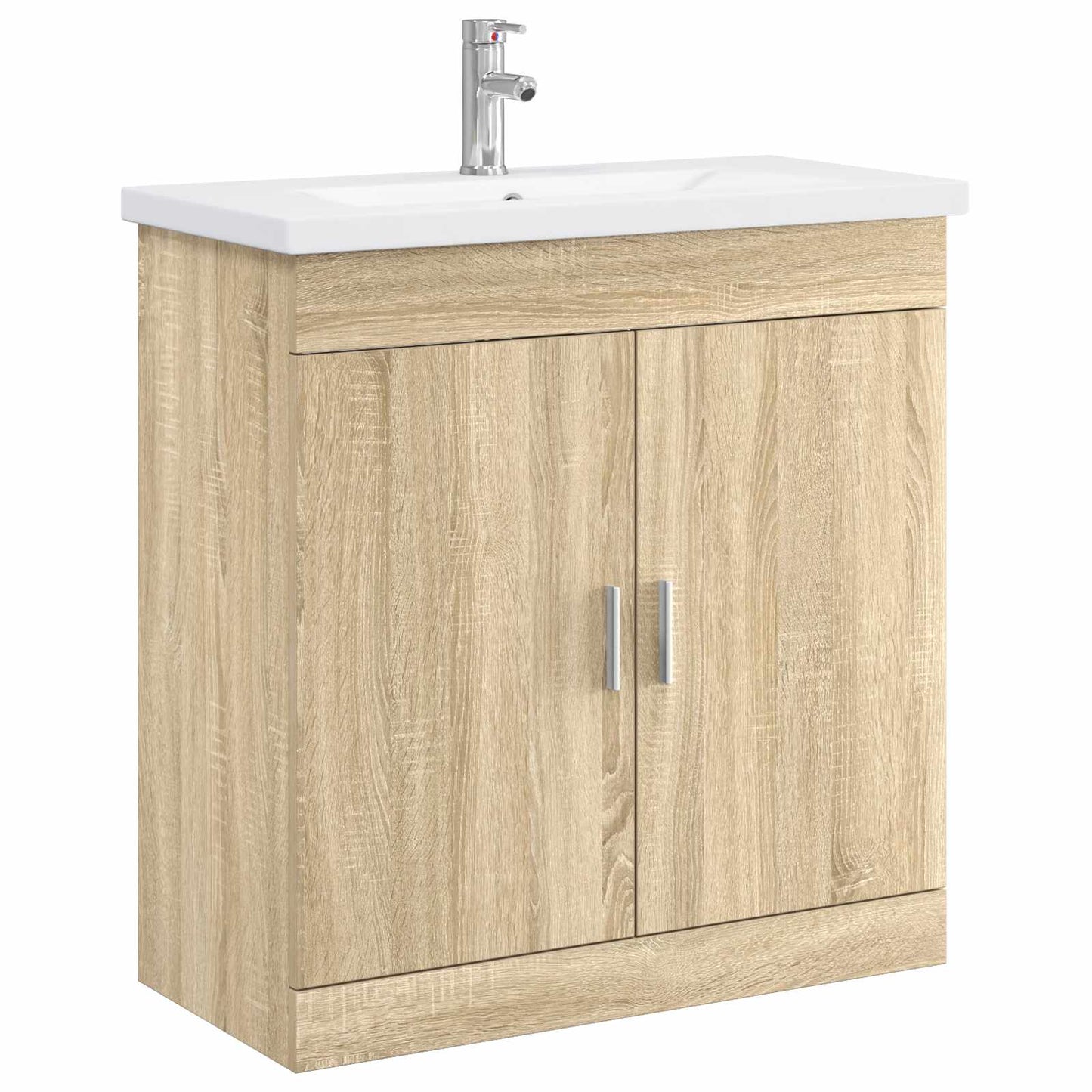 vidaXL Σετ Επίπλων Μπάνιου Sonoma Δρυς 81 x 40 x 84,5 εκ