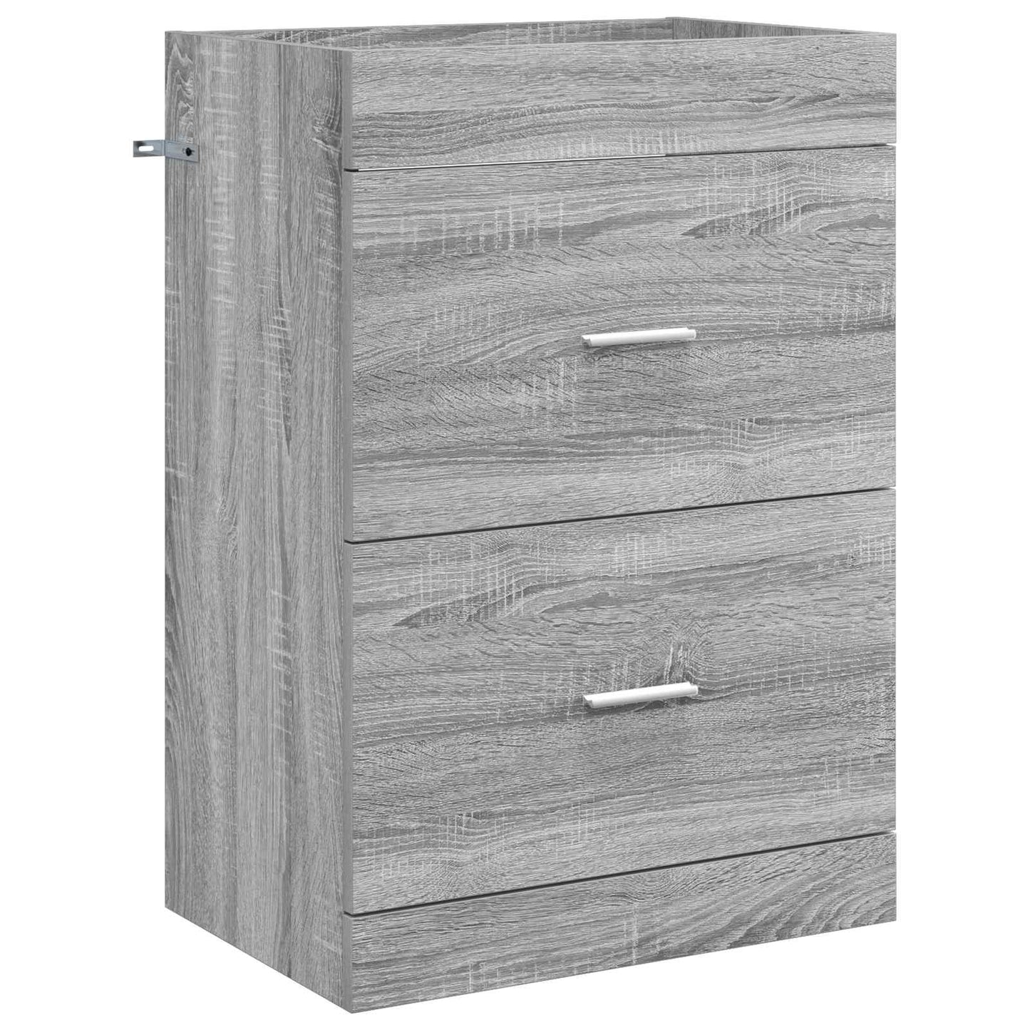vidaXL Σετ Επίπλων Μπάνιου Γκρι Sonoma 61 x 40 x 84,5 εκ