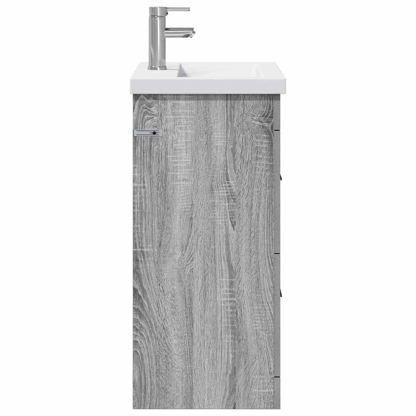 vidaXL Σετ Επίπλων Μπάνιου Γκρι Sonoma 61 x 40 x 84,5 εκ