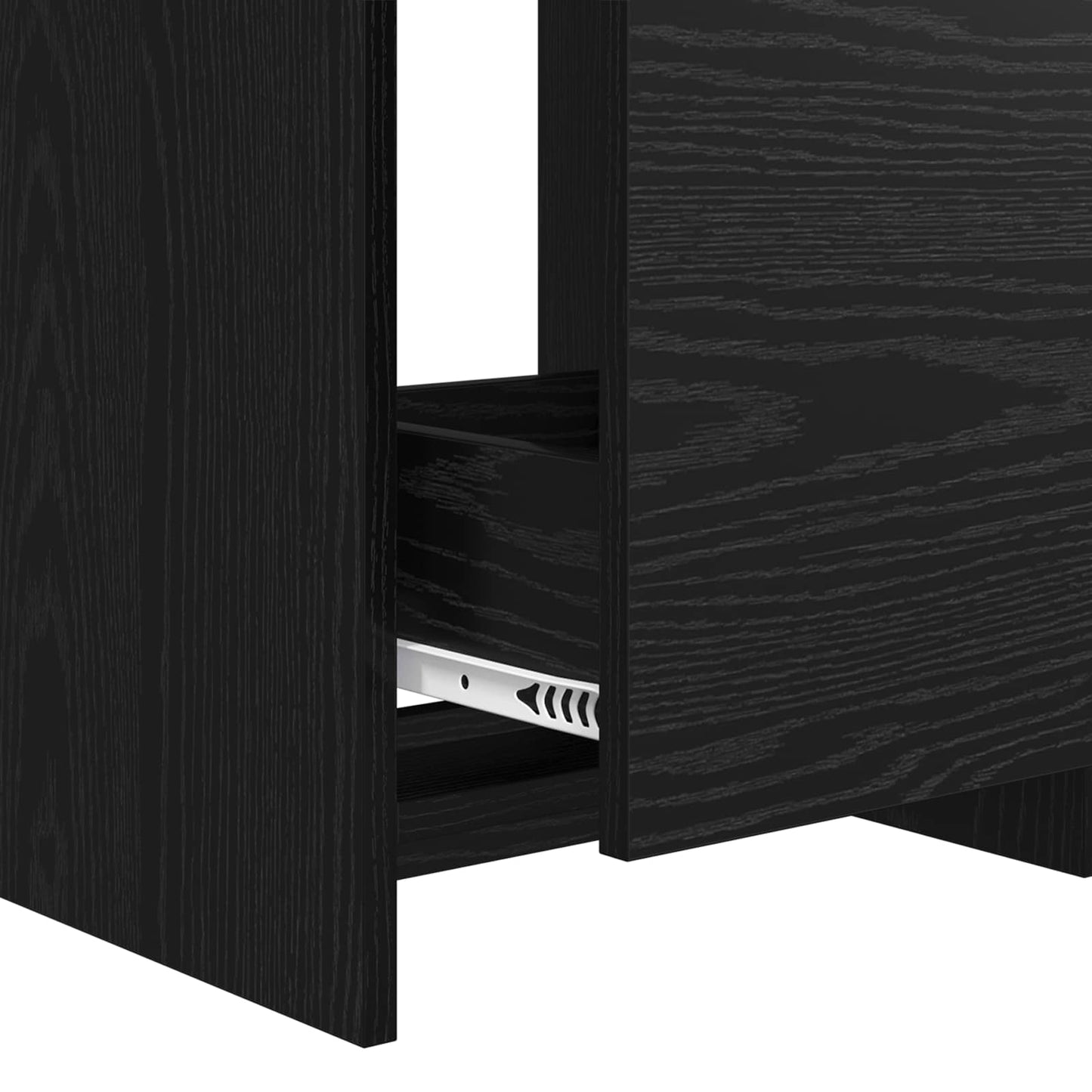 vidaXL Σετ Επίπλων Μπάνιου Μαύρη Δρυς 81 x 40 x 84,5 εκ