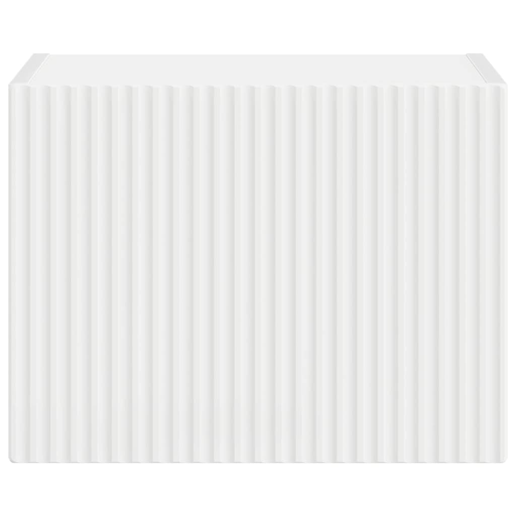 vidaXL Ντουλάπι Τηλεόρασης Τοίχου Επιτοίχιο Λευκό 60 x 31 x 29.5 εκ