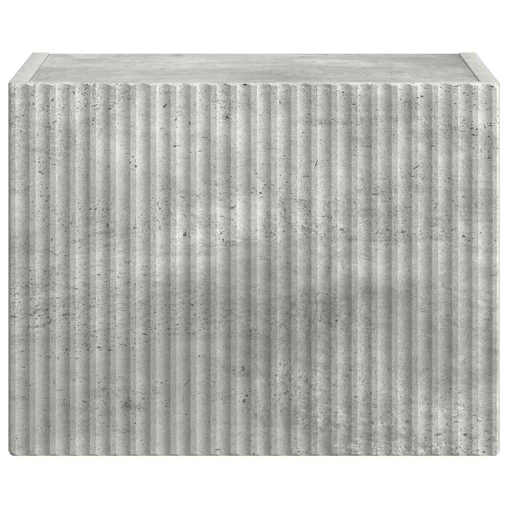 vidaXL Ντουλάπι Τηλεόρασης Τοίχου Σκυρόδεμα 60 x 31 x 29.5 εκ