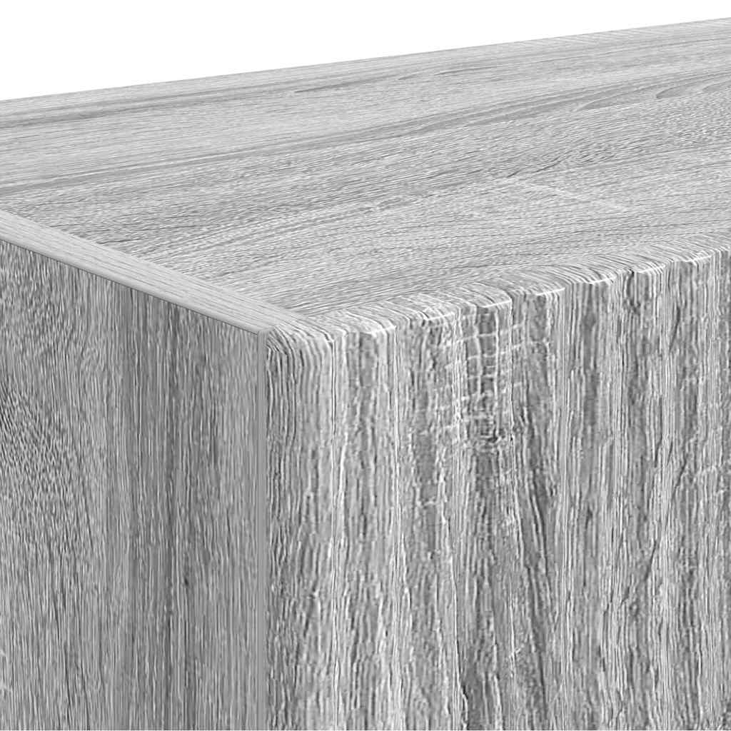 vidaXL Ντουλάπι Τηλεόρασης Τοίχου Γκρίζο Σονομα 60 x 31 x 29.5 εκ