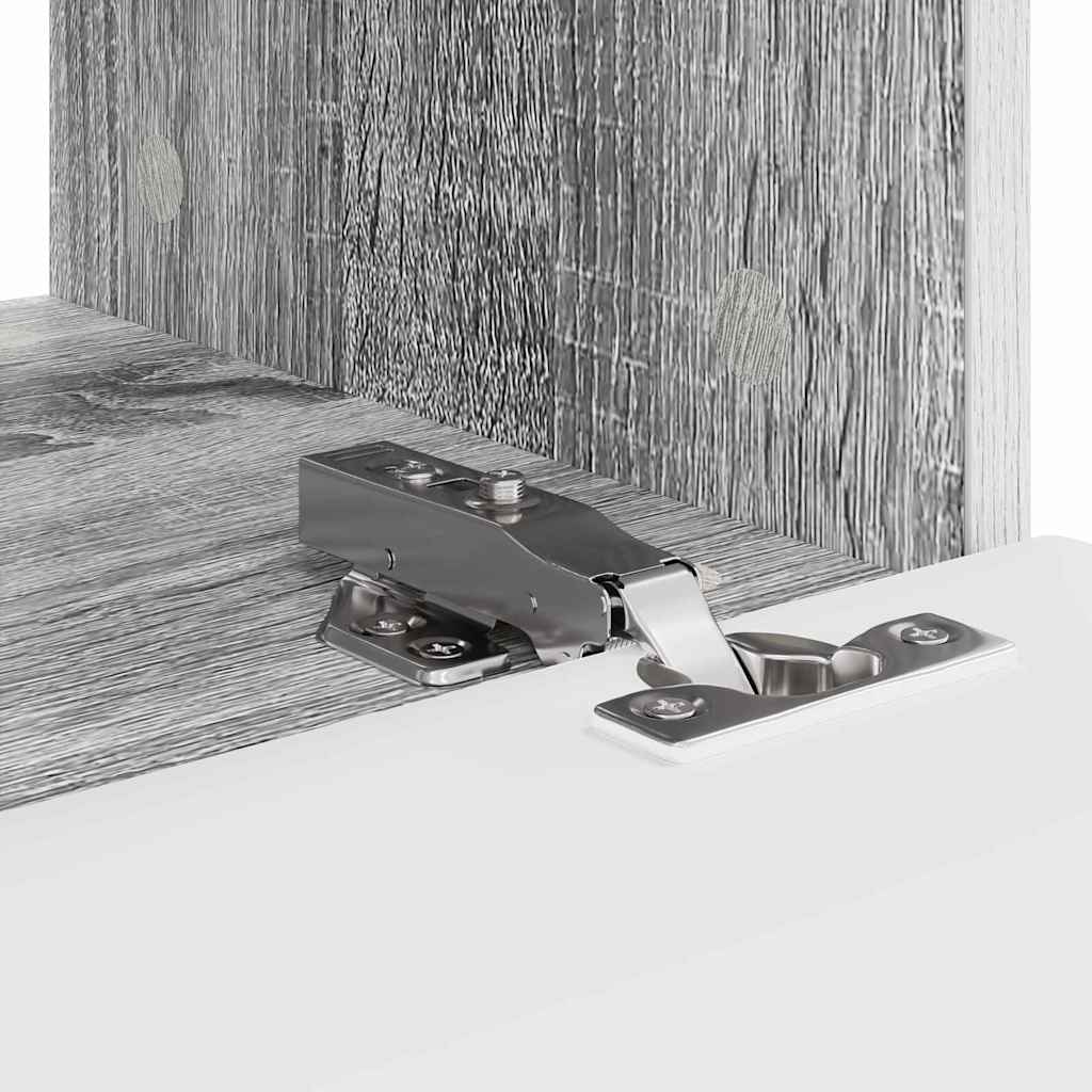 vidaXL Ντουλάπι Τηλεόρασης Τοίχου Γκρίζο Σονομα 60 x 31 x 29.5 εκ