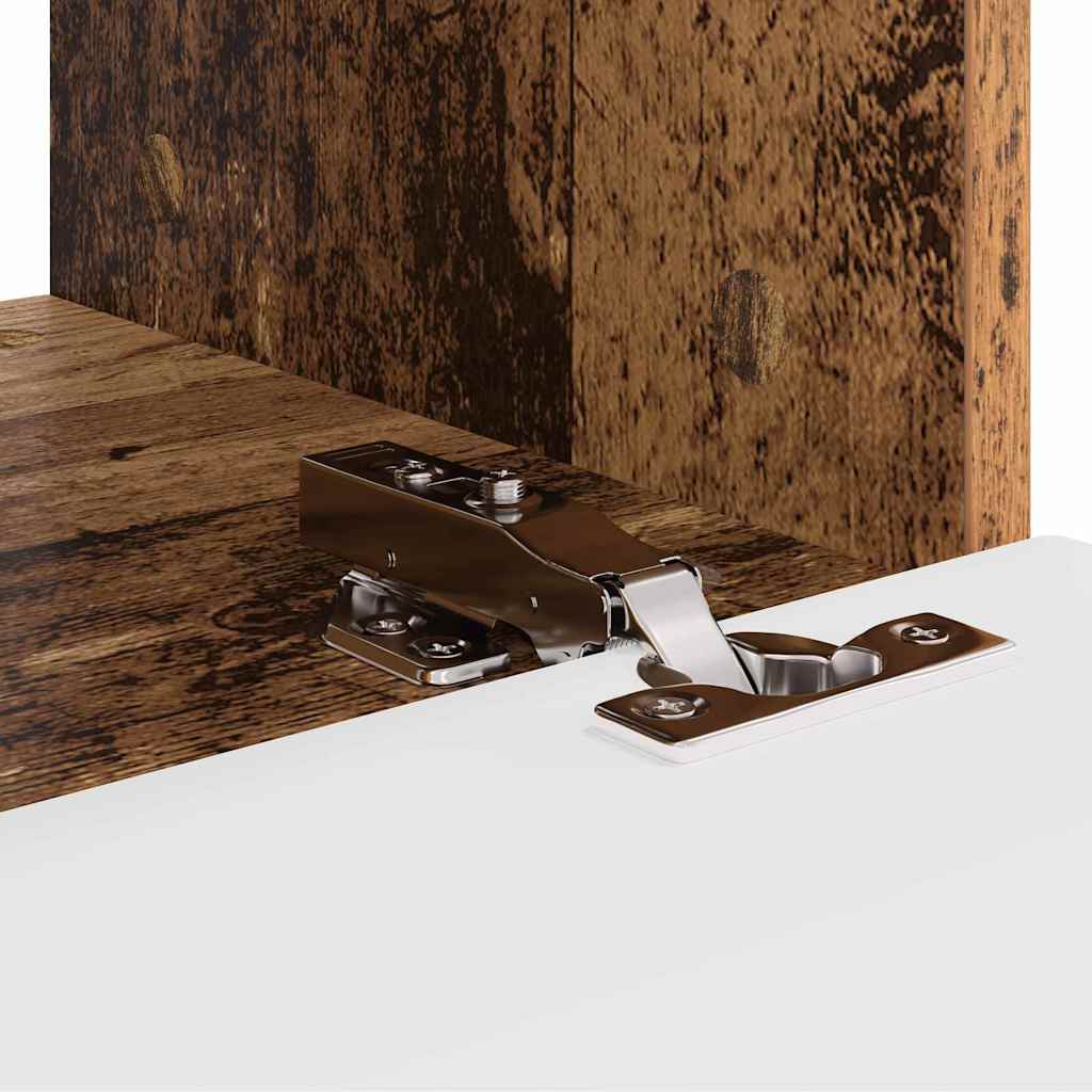 vidaXL Ντουλάπι Τηλεόρασης Τοίχου 2 pcs Παλιό Ξύλο 60 x 31 x 29.5 εκ