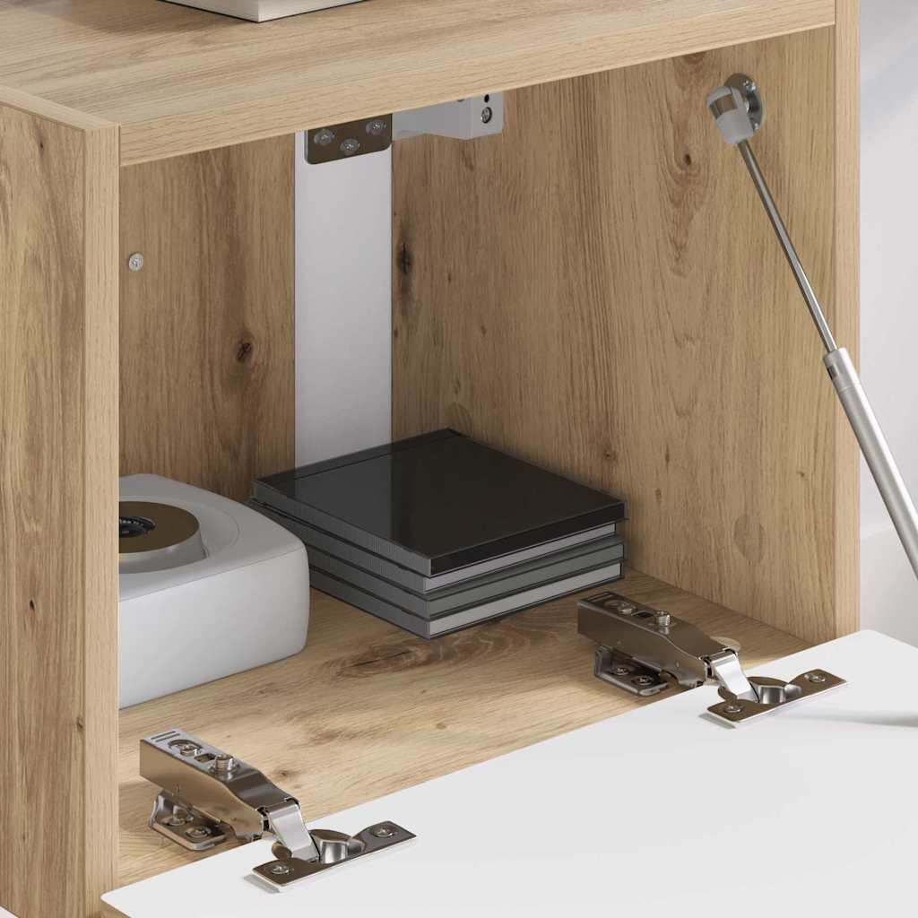 vidaXL Ντουλάπι Τηλεόρασης Τοίχου Καρυδιά Χειροποίητης Εργασίας