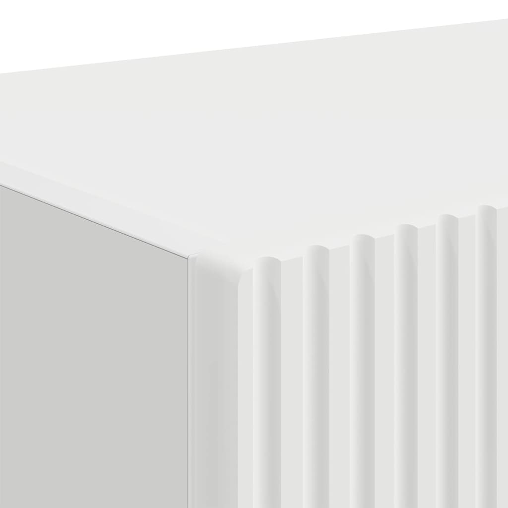 vidaXL Ντουλάπι Τηλεόρασης Τοίχου 2 pcs Λευκό 60 x 31 x 29.5 εκ