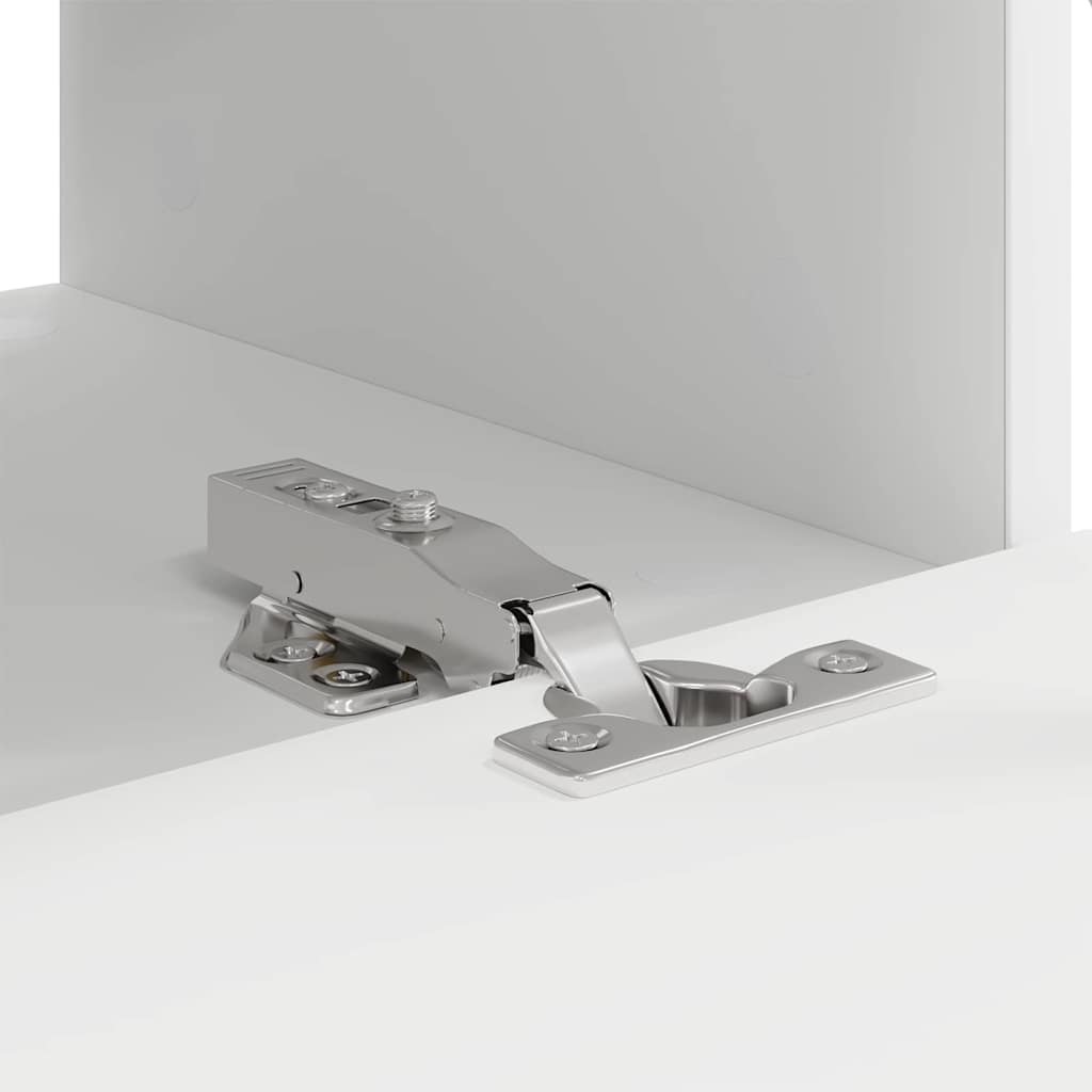 vidaXL Ντουλάπι Τηλεόρασης Τοίχου 2 pcs Λευκό 60 x 31 x 29.5 εκ