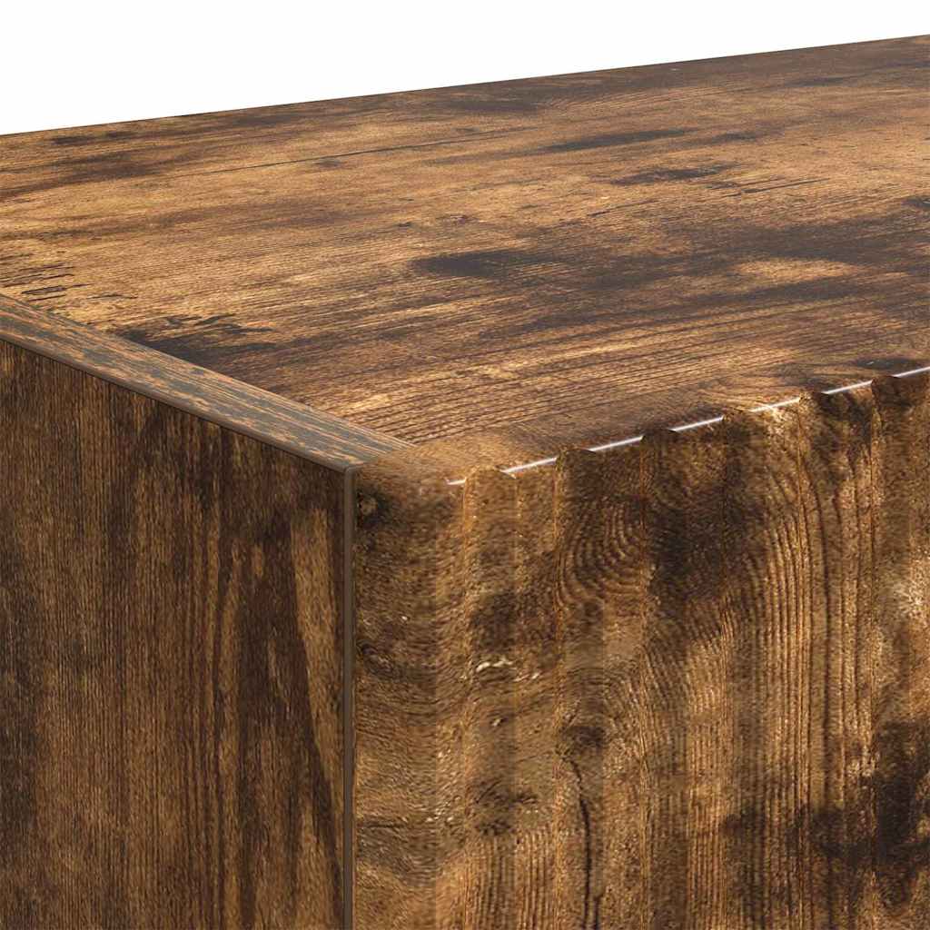 vidaXL Ντουλάπι Τηλεόρασης Τοίχου Καπνιστό Δρύς 60 x 31 x 29.5 εκ