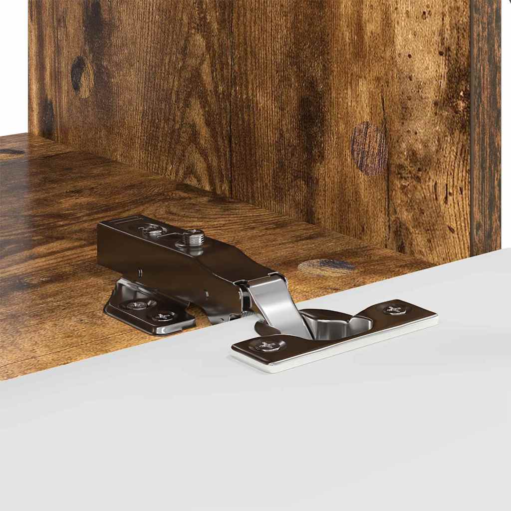 vidaXL Ντουλάπι Τηλεόρασης Τοίχου Καπνιστό Δρύς 60 x 31 x 29.5 εκ