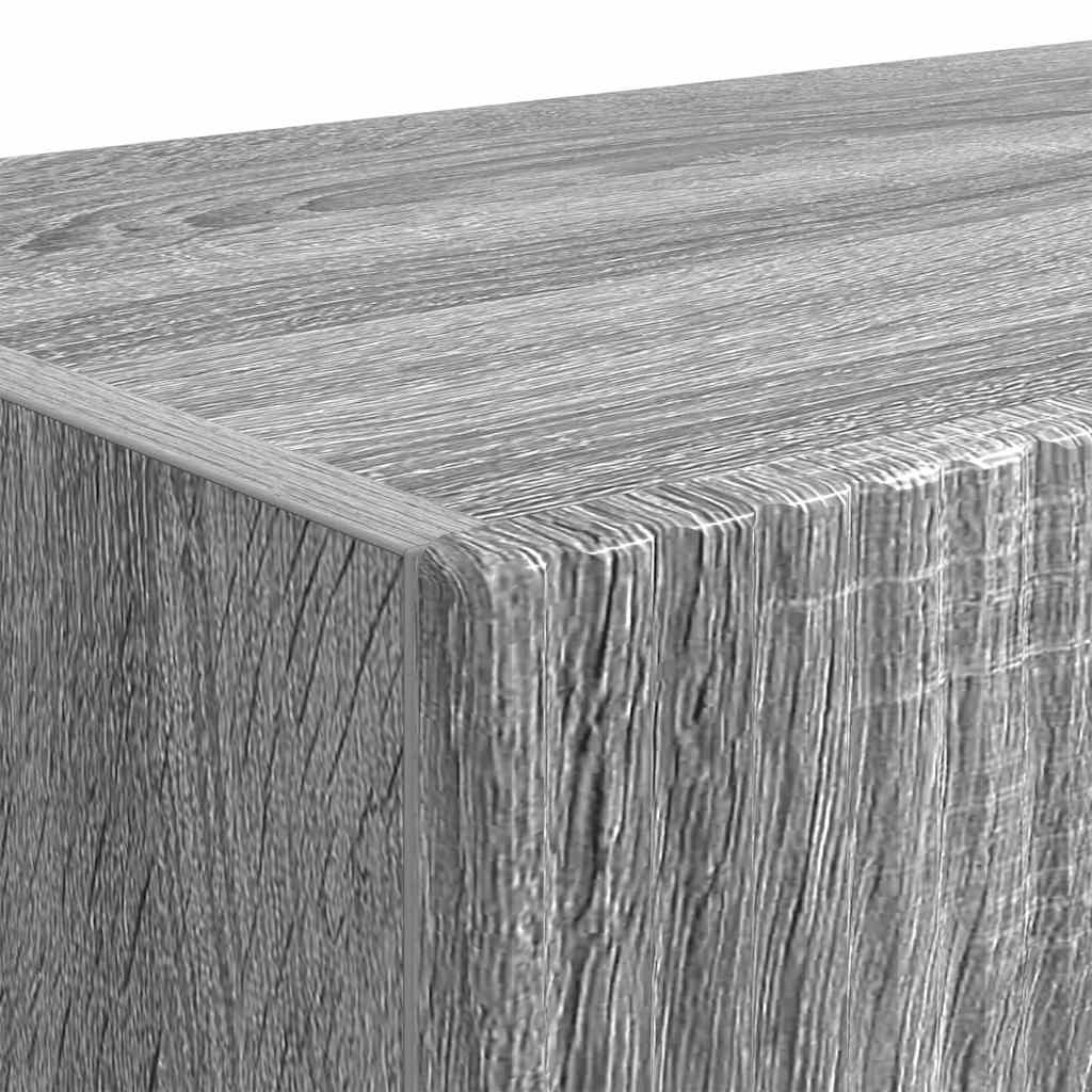 vidaXL Ντουλάπι Τηλεόρασης Τοίχου Γκρίζο Σονομα 60 x 31 x 29.5 εκ