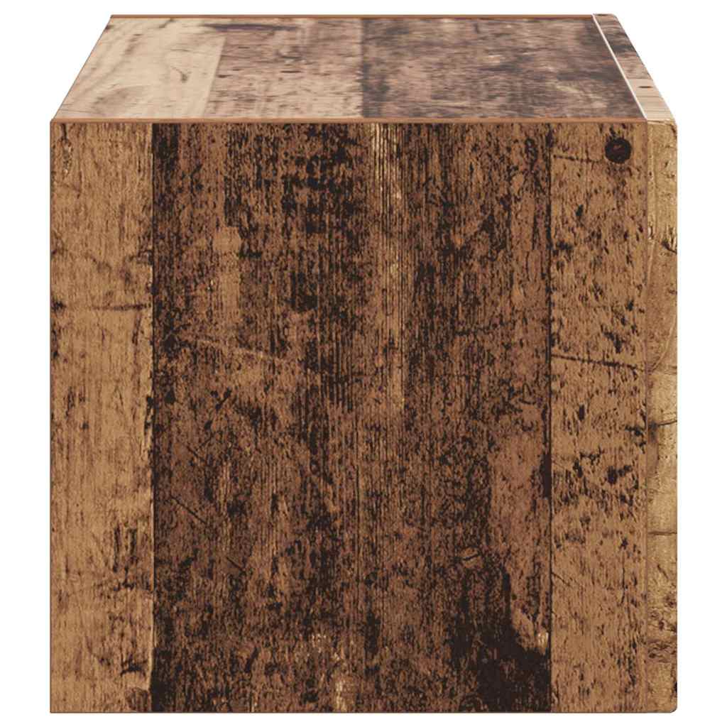 vidaXL Ντουλάπι Τηλεόρασης Τοίχου Παλιό Ξύλο 60 x 31 x 29.5 εκ