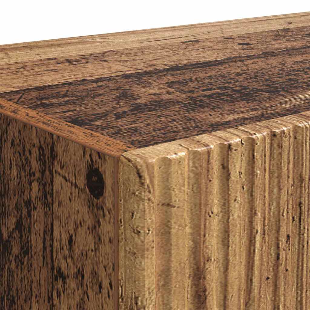 vidaXL Ντουλάπι Τηλεόρασης Τοίχου 2 pcs Παλιό Ξύλο 60 x 31 x 29.5 εκ