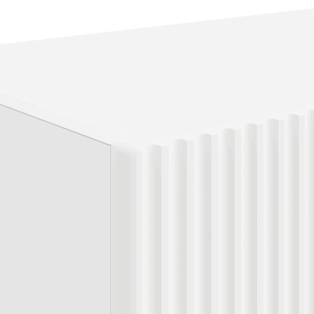 vidaXL Ντουλάπι Τηλεόρασης Τοίχου Επιτοίχιο Λευκό 60 x 31 x 29.5 εκ