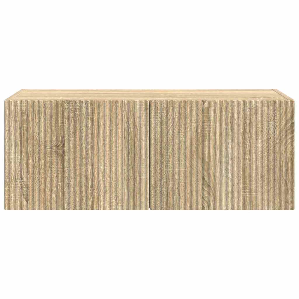 vidaXL Ντουλάπι Τηλεόρασης Τοίχου Επιτοίχιο Σονόμα 60 x 31 x 29.5 εκ