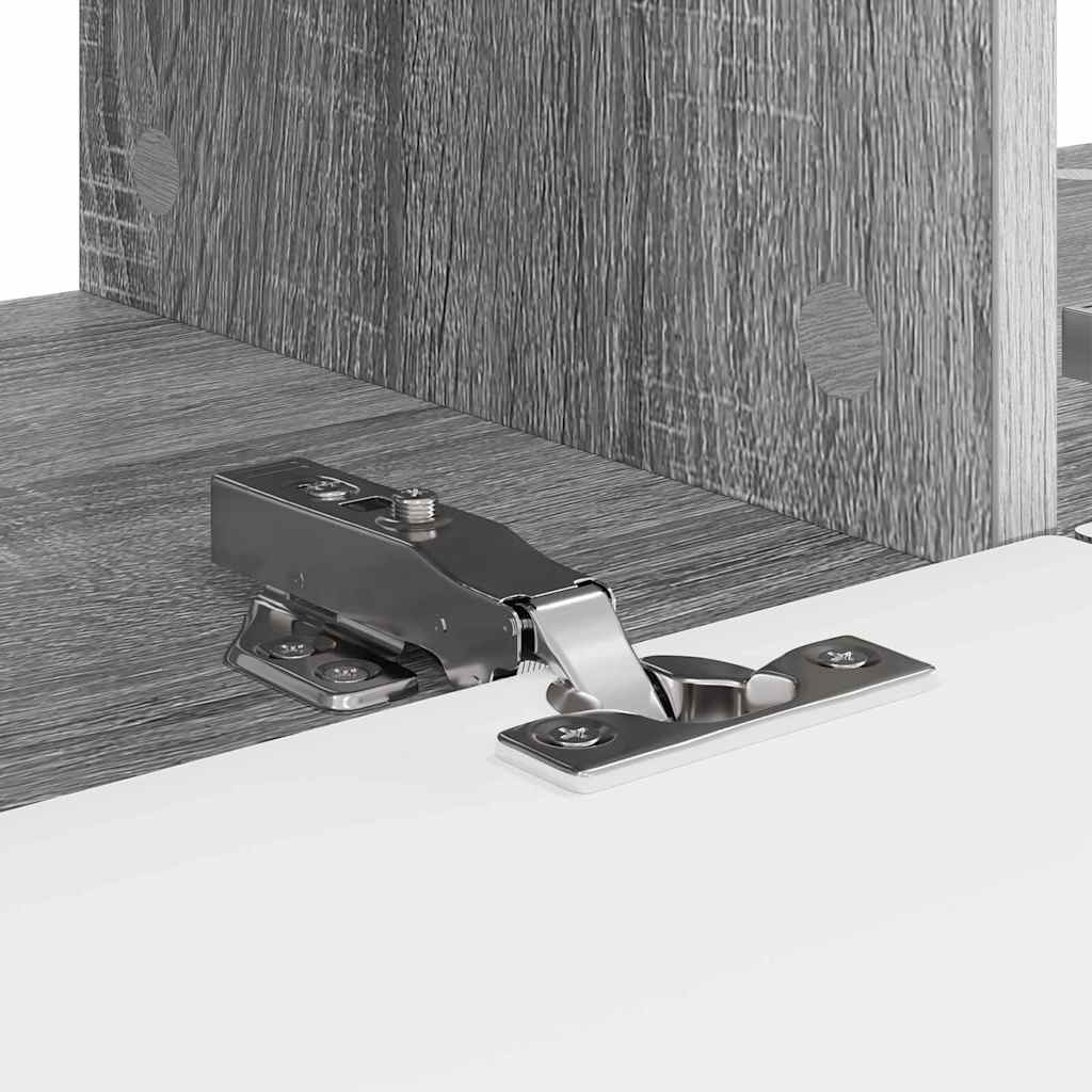 vidaXL Ντουλάπι Τηλεόρασης Τοίχου Γκρίζο Σονομα 60 x 31 x 29.5 εκ