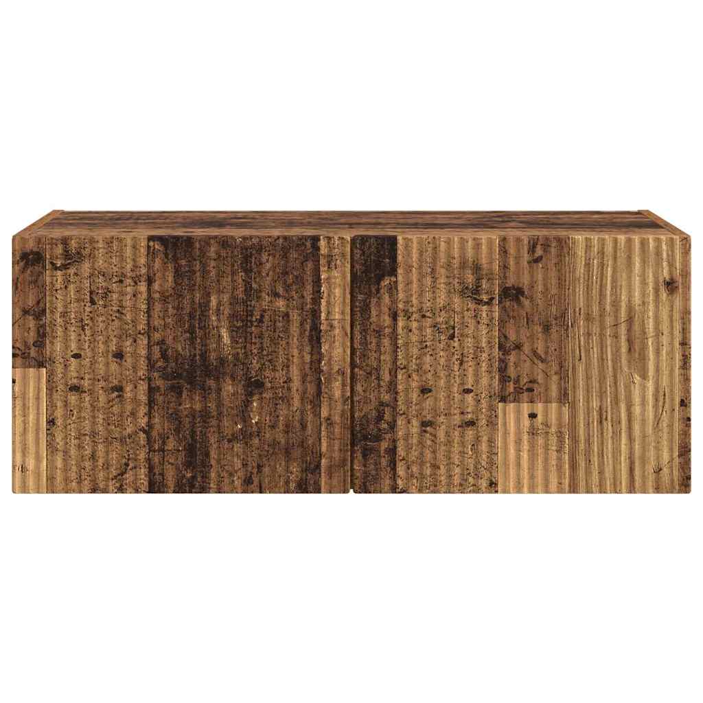 vidaXL Ντουλάπι Τηλεόρασης Τοίχου Παλιό Ξύλο 60 x 31 x 29.5 εκ