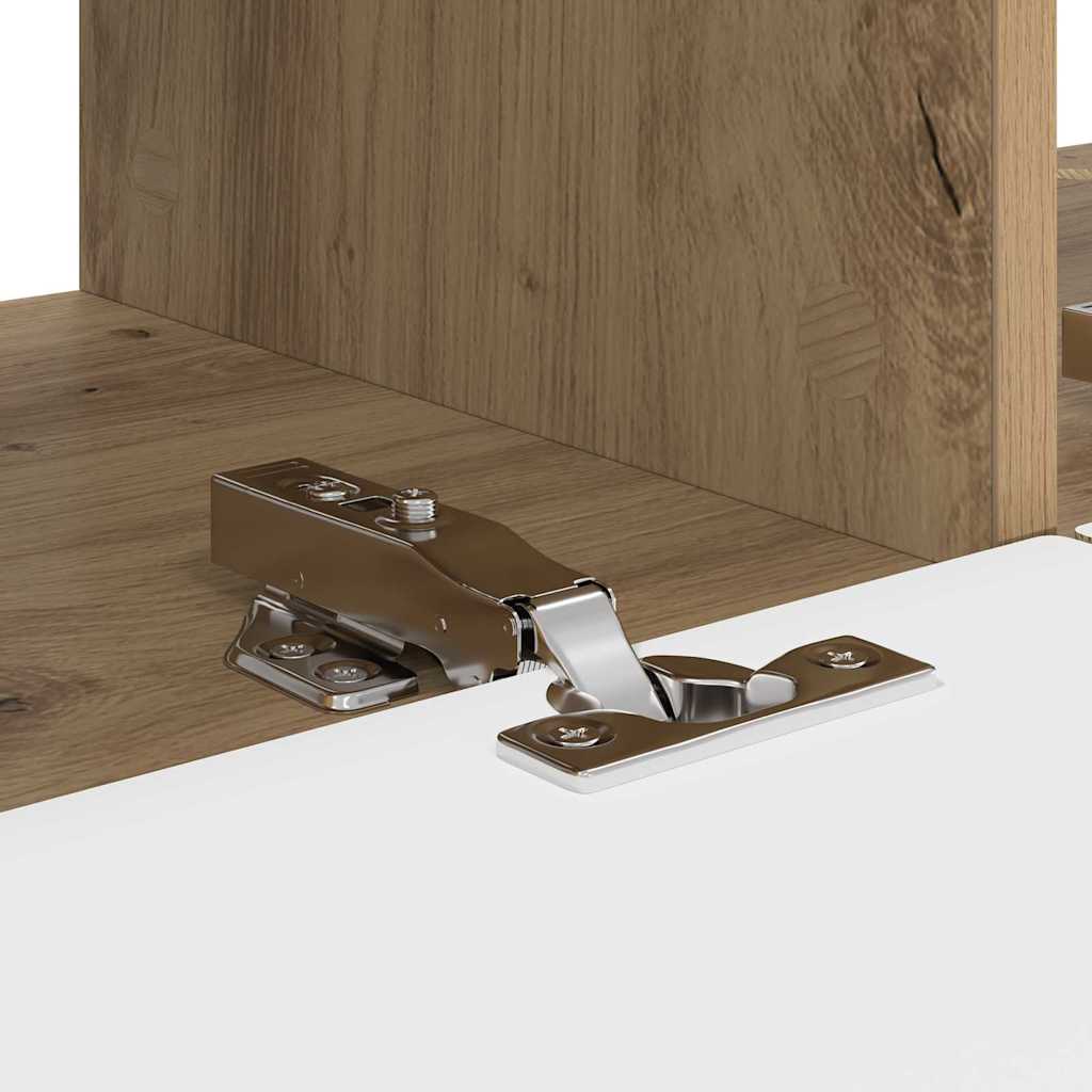 vidaXL Ντουλάπι Τηλεόρασης Τοίχου Καρυδιά Χειροποίητης Εργασίας