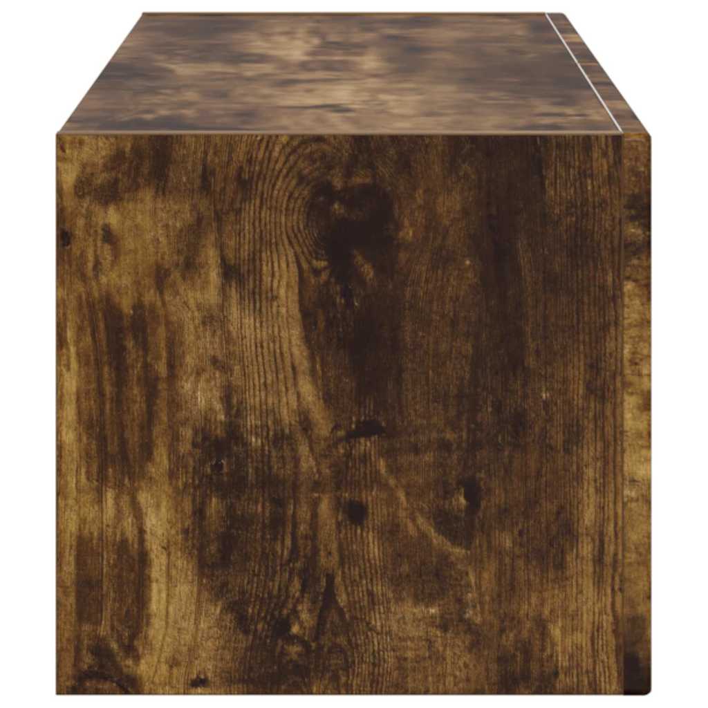 vidaXL Ντουλάπι Τηλεόρασης Τοίχου Καπνιστό Δρύς 60 x 31 x 29.5 εκ