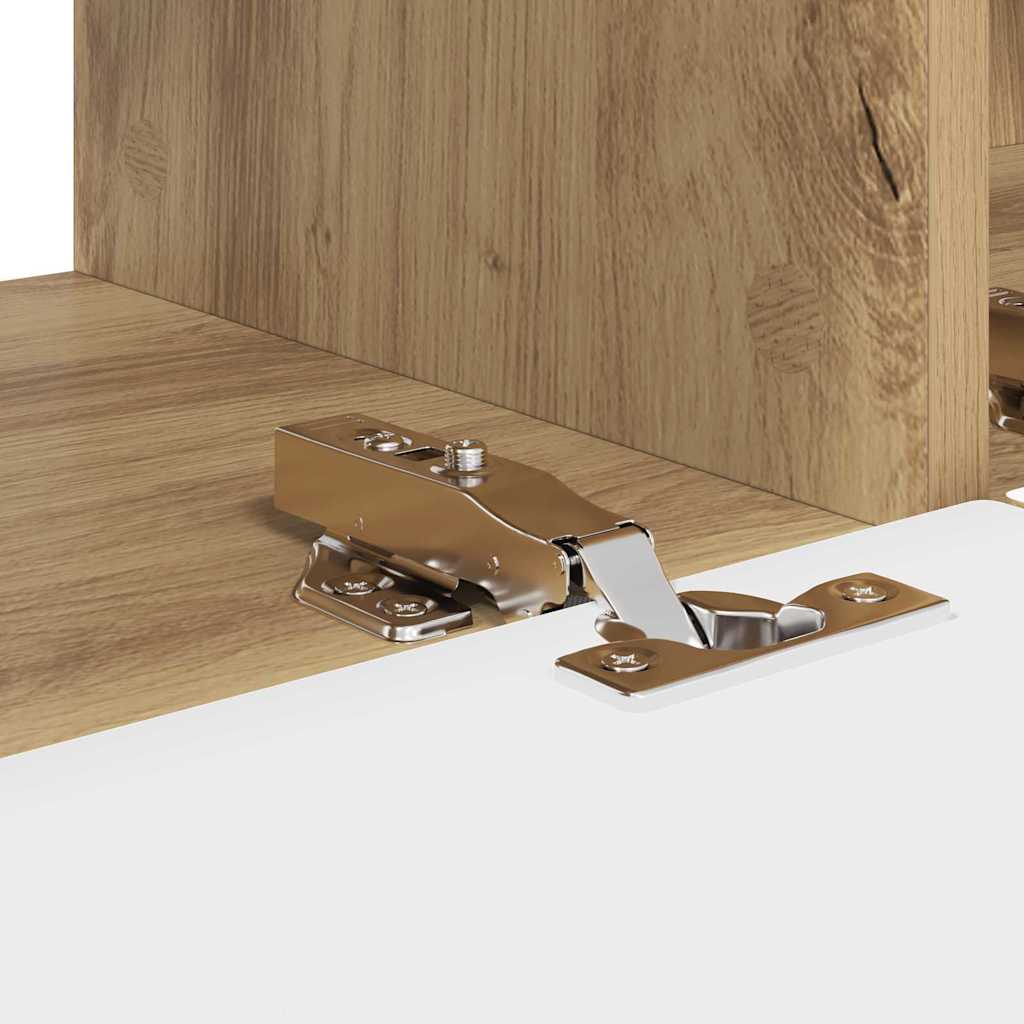 vidaXL Ντουλάπι Τηλεόρασης Τοίχου Καρυδιά Χειροποίητης Εργασίας