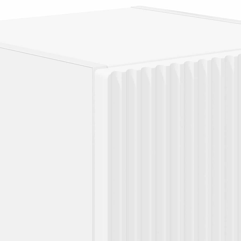 vidaXL Ντουλάπι Τηλεόρασης Τοίχου 2 pcs Λευκό 30 x 31 x 40 εκ.